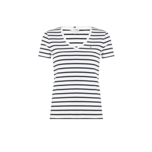 T-shirt rayé en coton organique