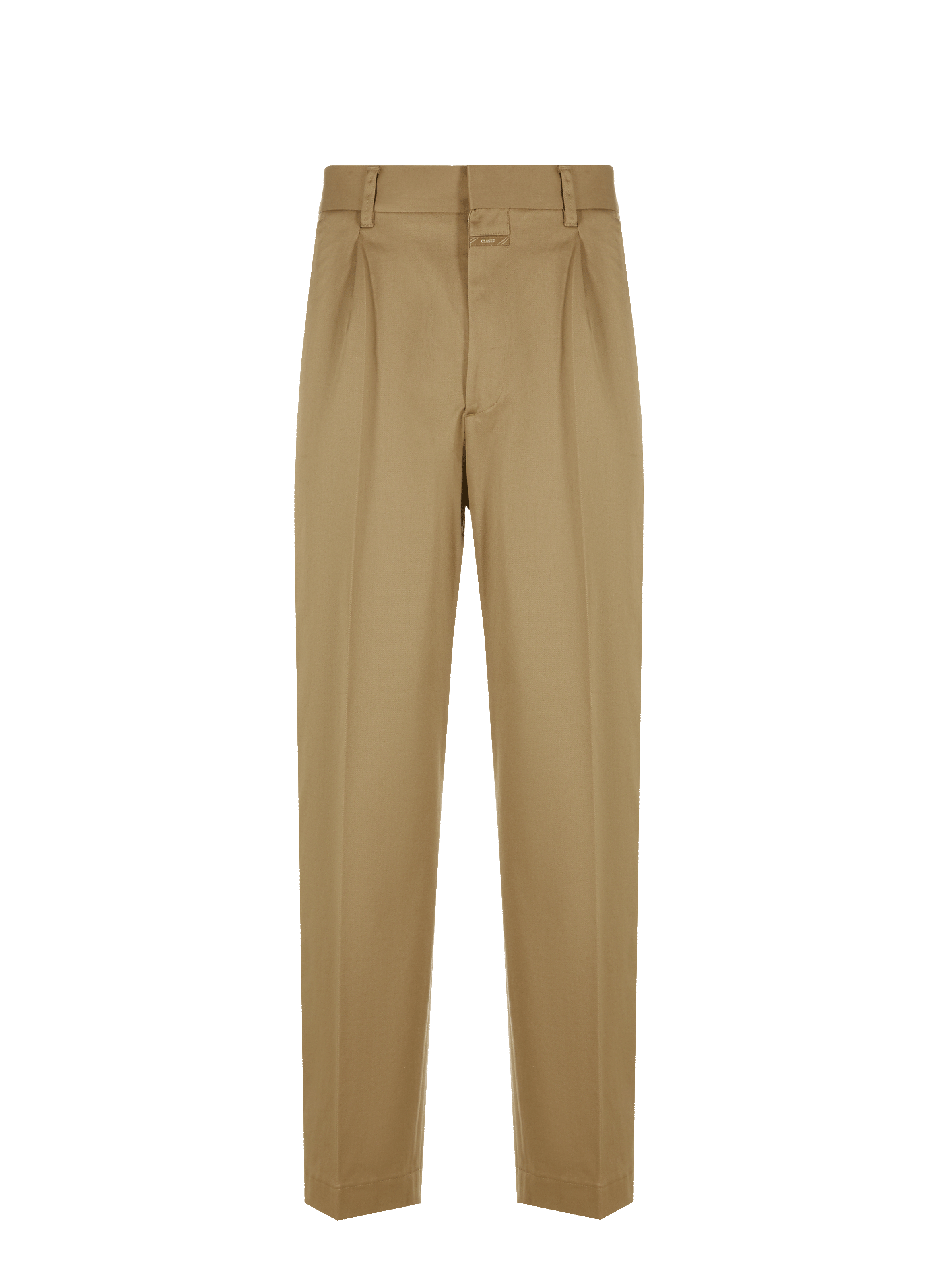 Pantalon à pinces en coton