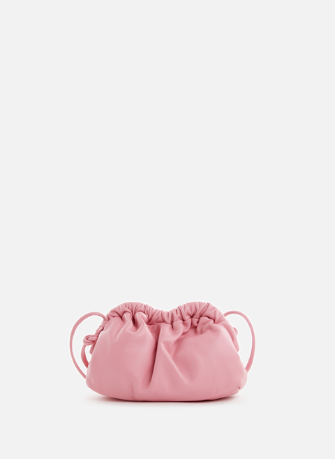 حقيبة يد ميني كلاود من الجلد الوردي من مانسور جافريل 