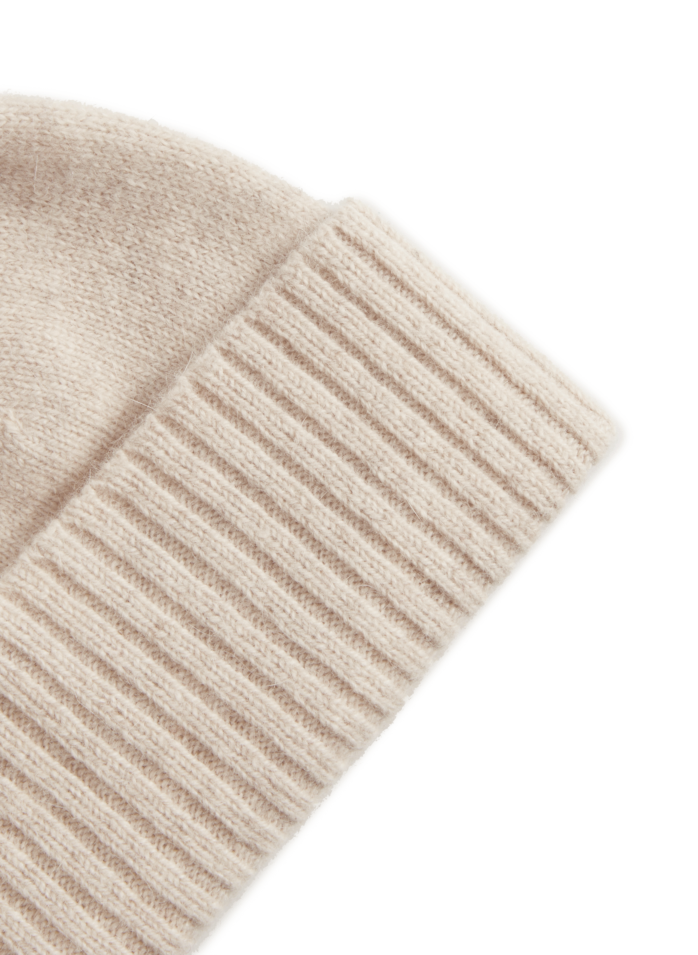 Fine wool beanie  MACKIE Beige