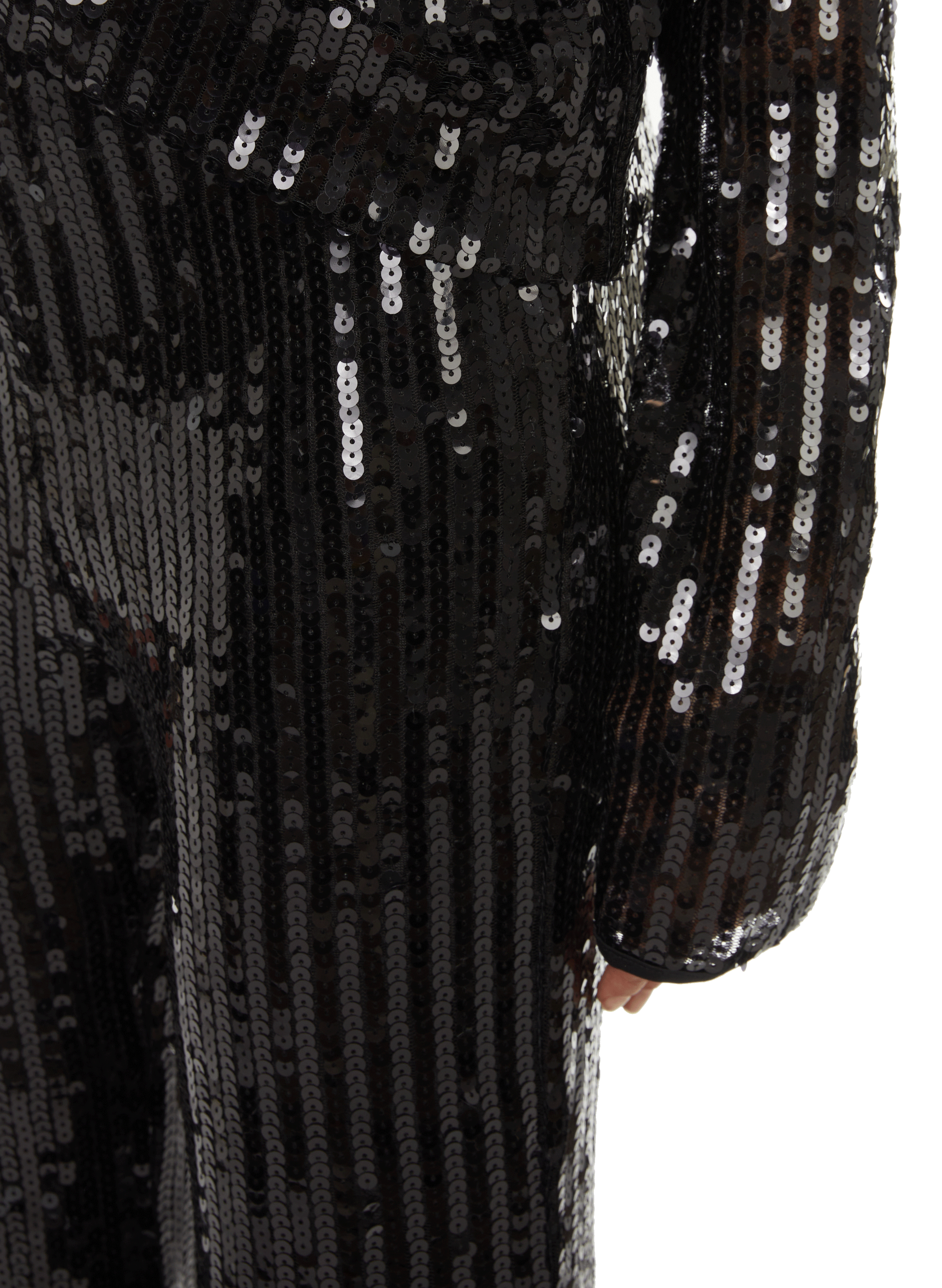 Pantalon à sequins ROTATE Noir