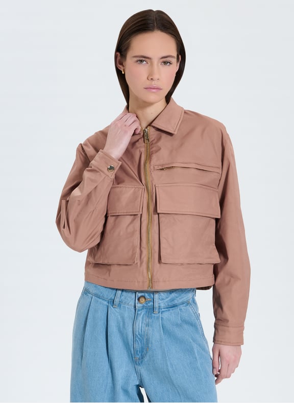 Manteau camel droite - meloe Marron by ZAPA ZAPA Manteau camel droite - meloe Marron