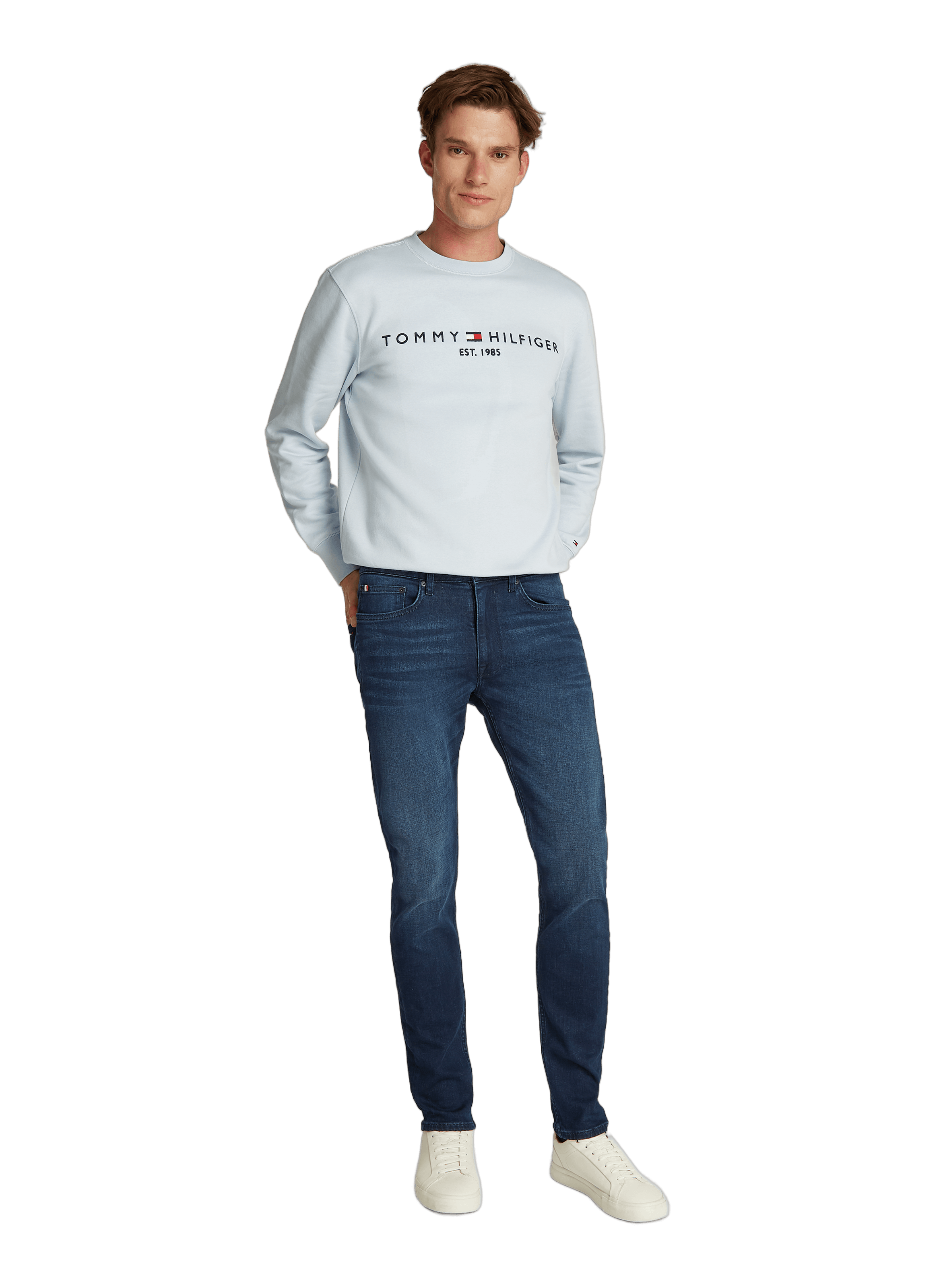 Cotton T-shirt TOMMY HILFIGER Blue