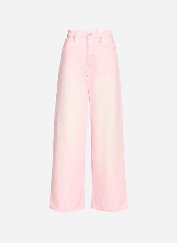 Jean 1981 large coupé en coton Rose by ACNE STUDIOS ACNE STUDIOS Jean 1981 large coupé en coton Rose