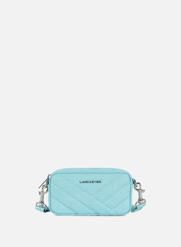 Pochette smartphone - canvas matelassé Bleu by LANCASTER LANCASTER Pochette smartphone - canvas matelassé Bleu