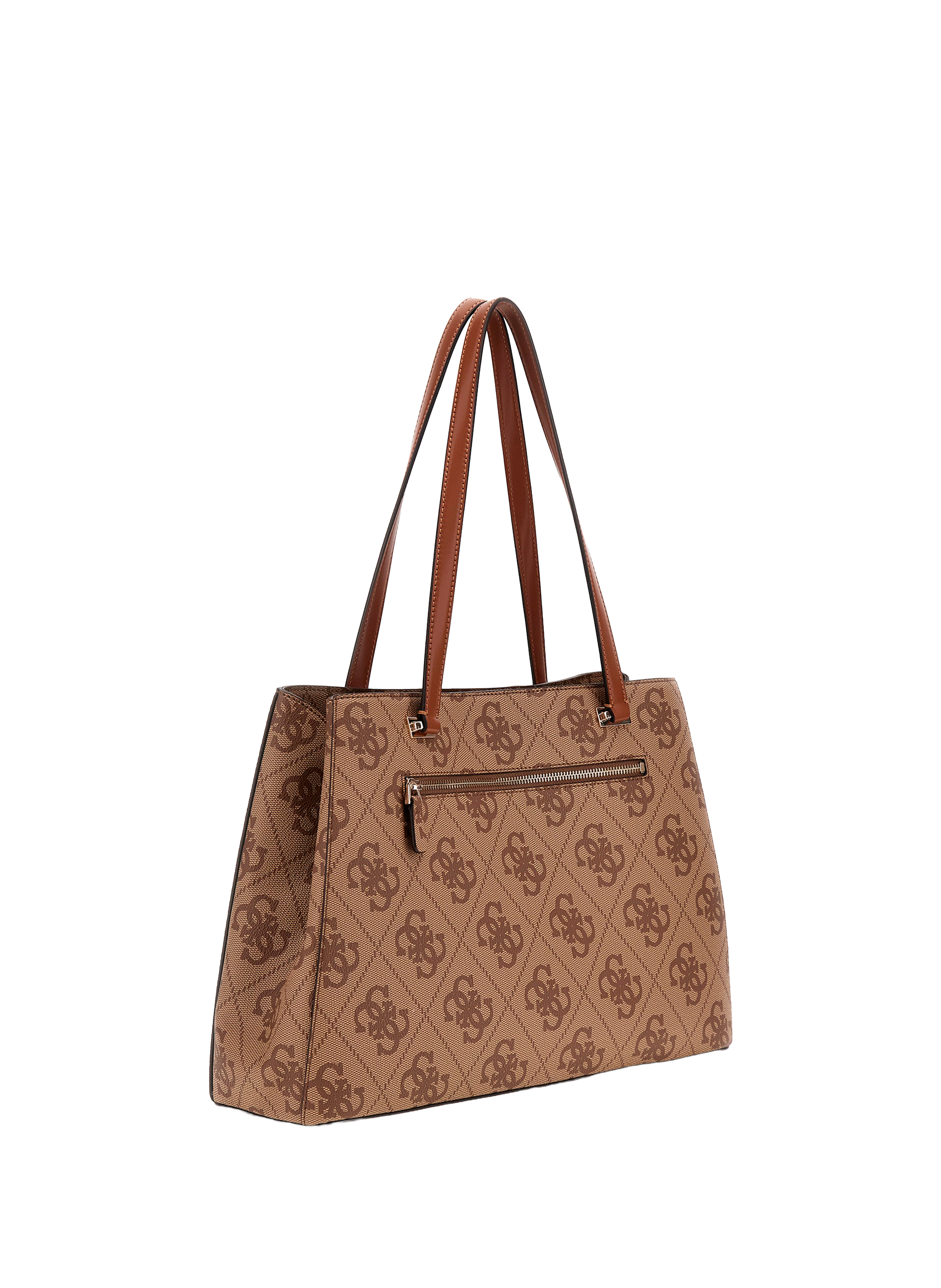 Logo shoulder bag GUESS Brown