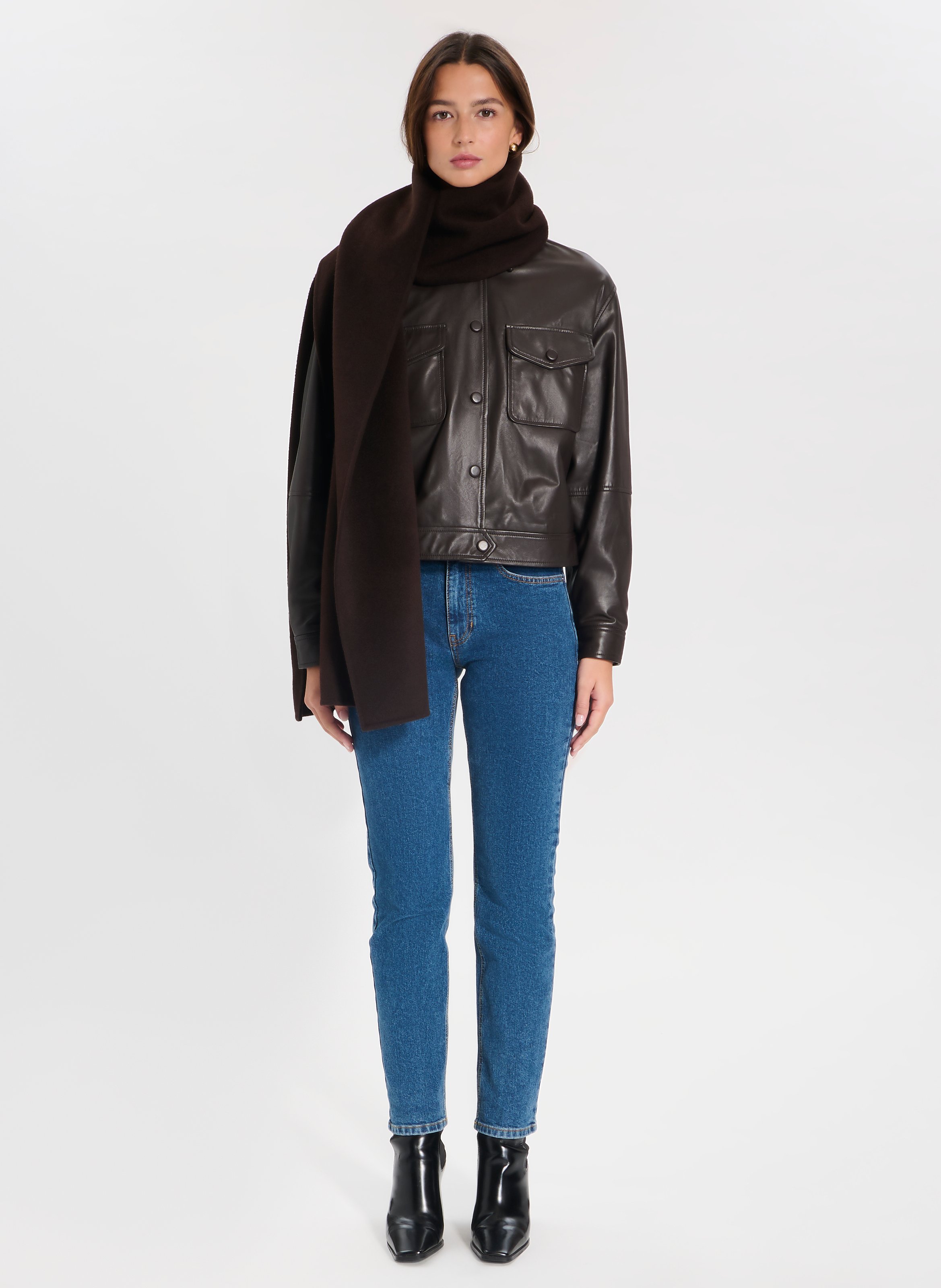 Echarpe evy ZAPA Marron