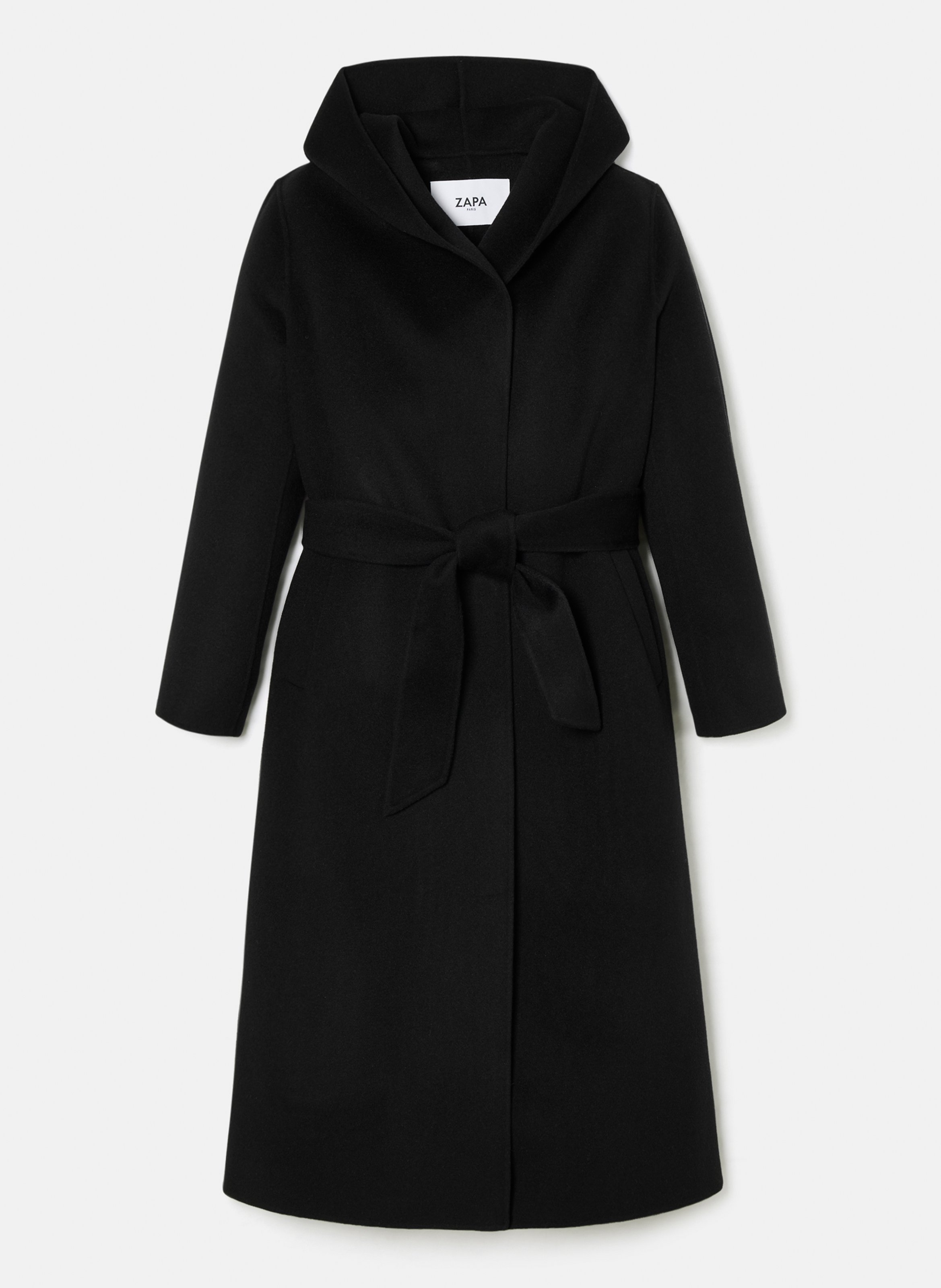 Manteau droit mystere ZAPA Noir