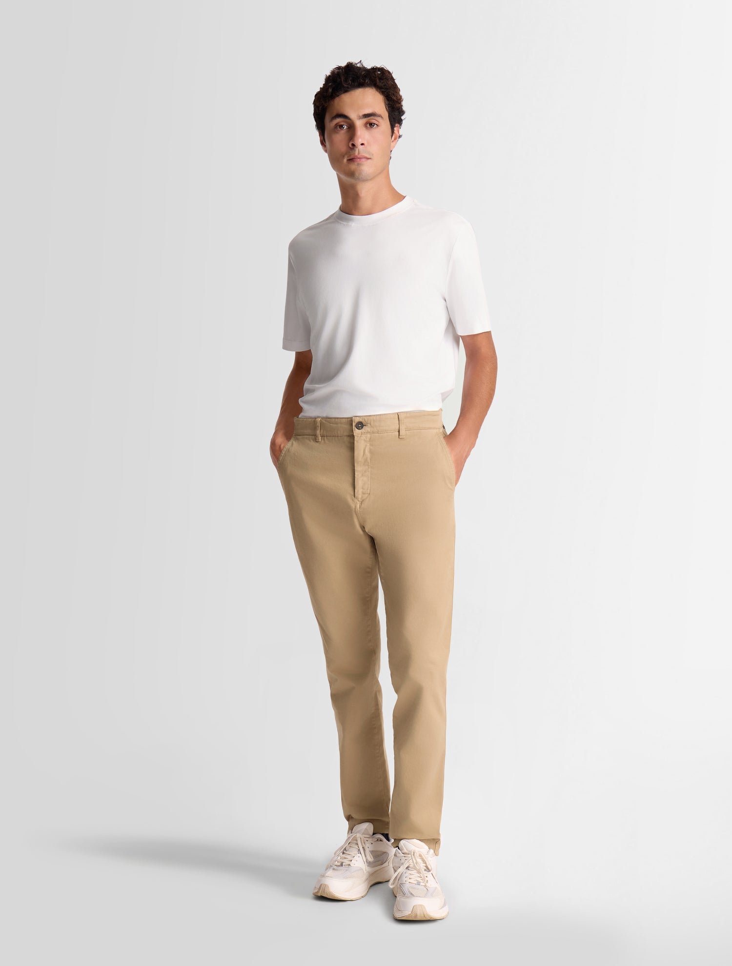 Pantalon sleton coupe ajustée FUSALP Beige
