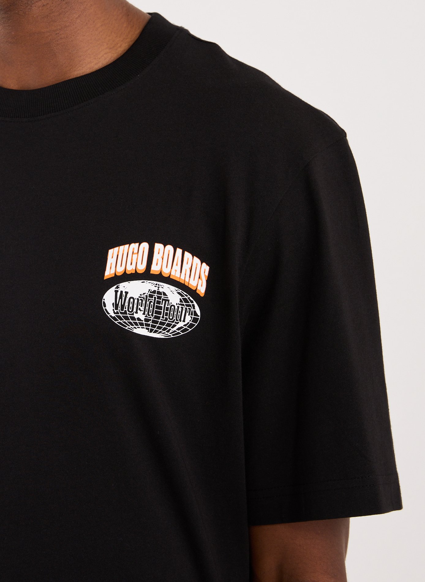 T-shirt en coton HUGO BLUE Noir