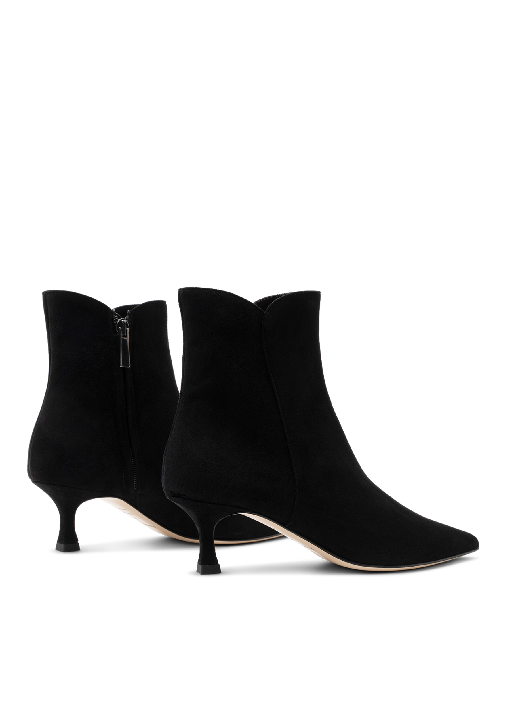 Bottines lido en chevre velours PARALLELE Noir