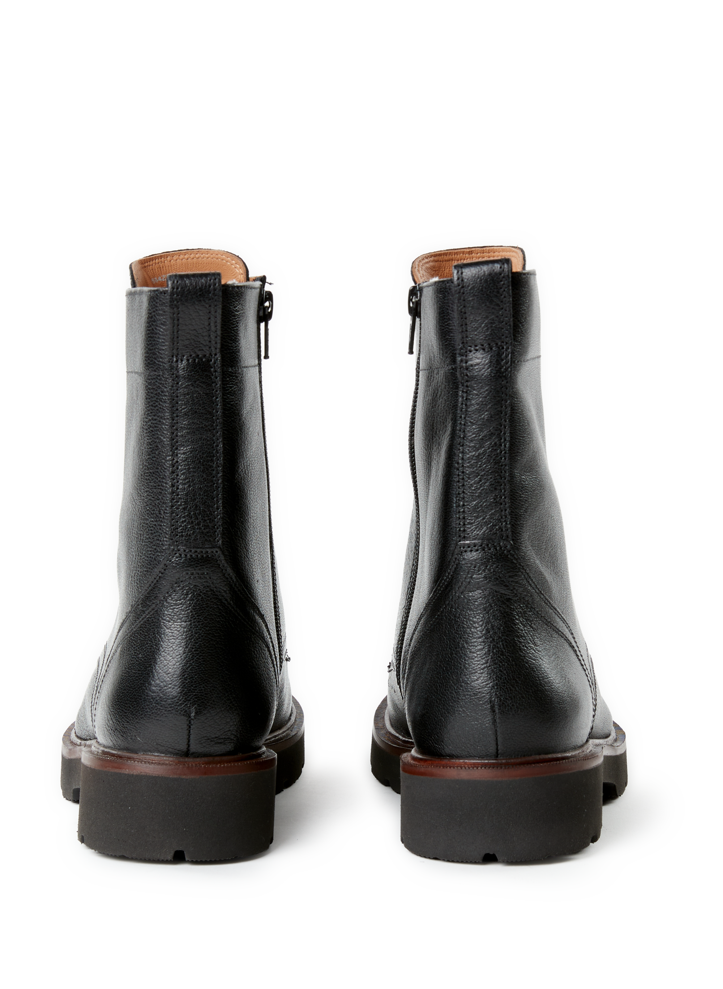 Norize leather ankle boots in goat leather GEOX Black