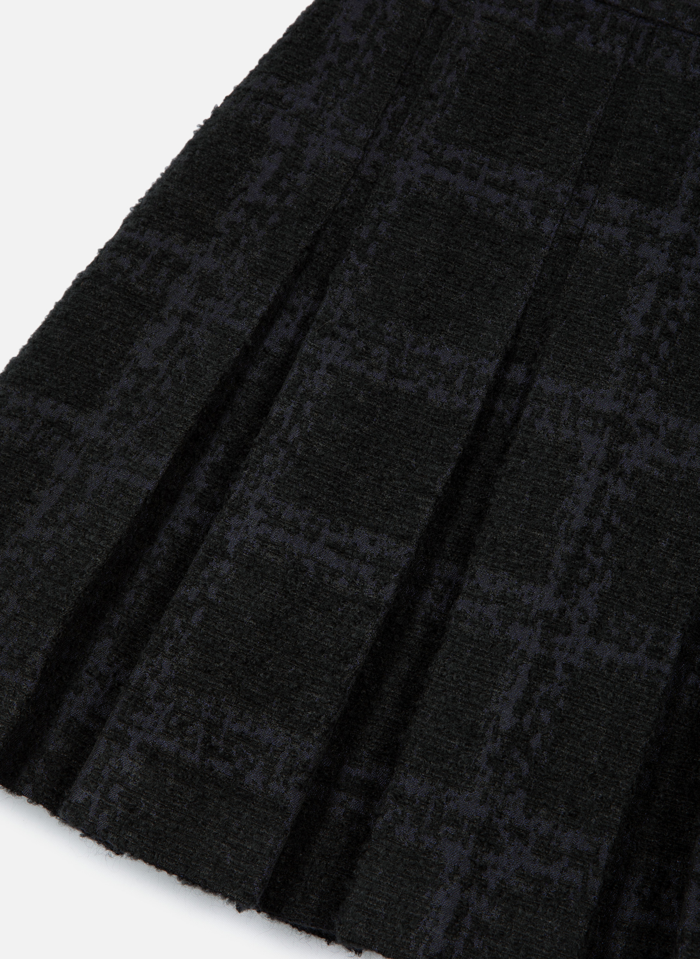 Jupe courte plissée THE KOOPLES Bleu