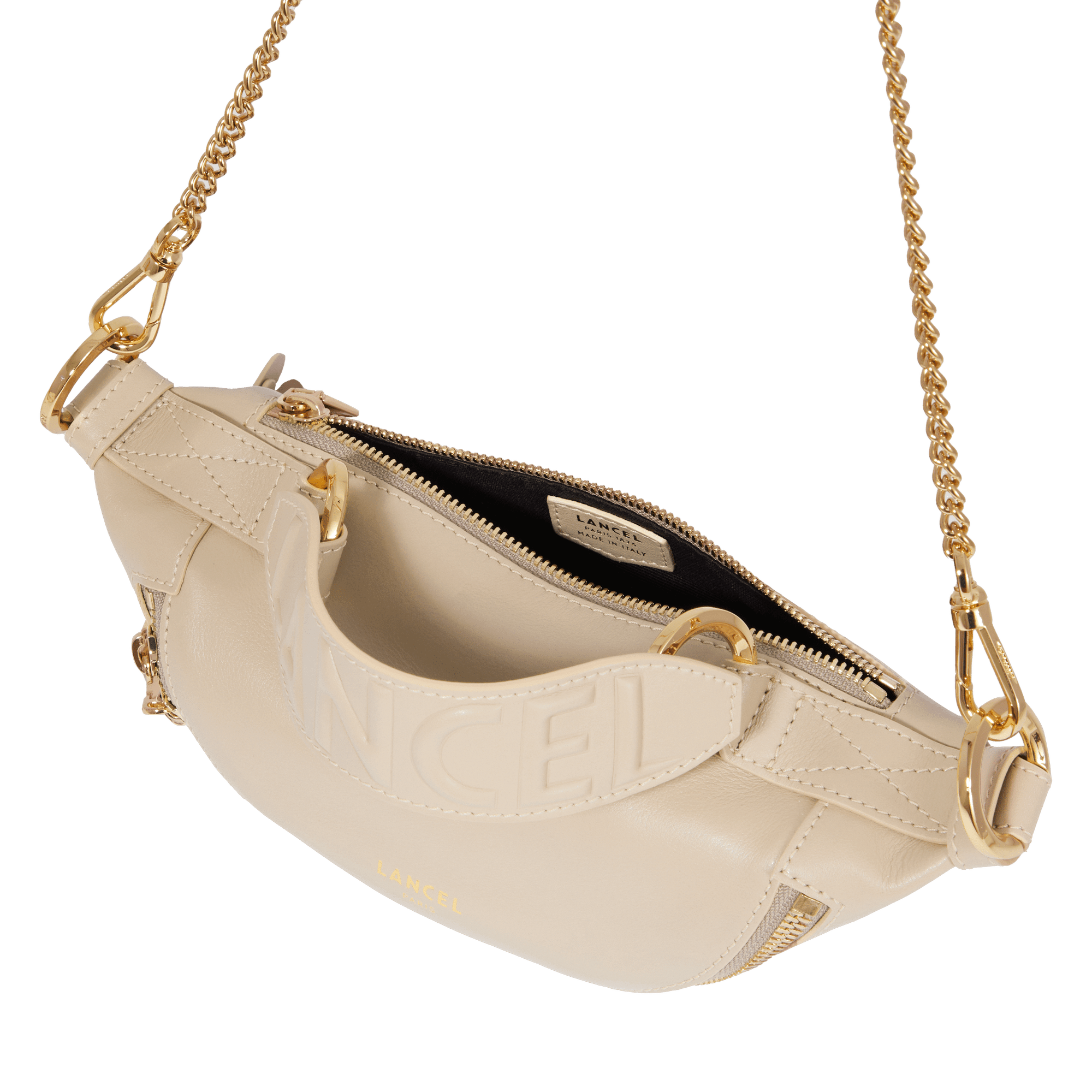 Mini sac porté croisé - origami de lancel Beige
