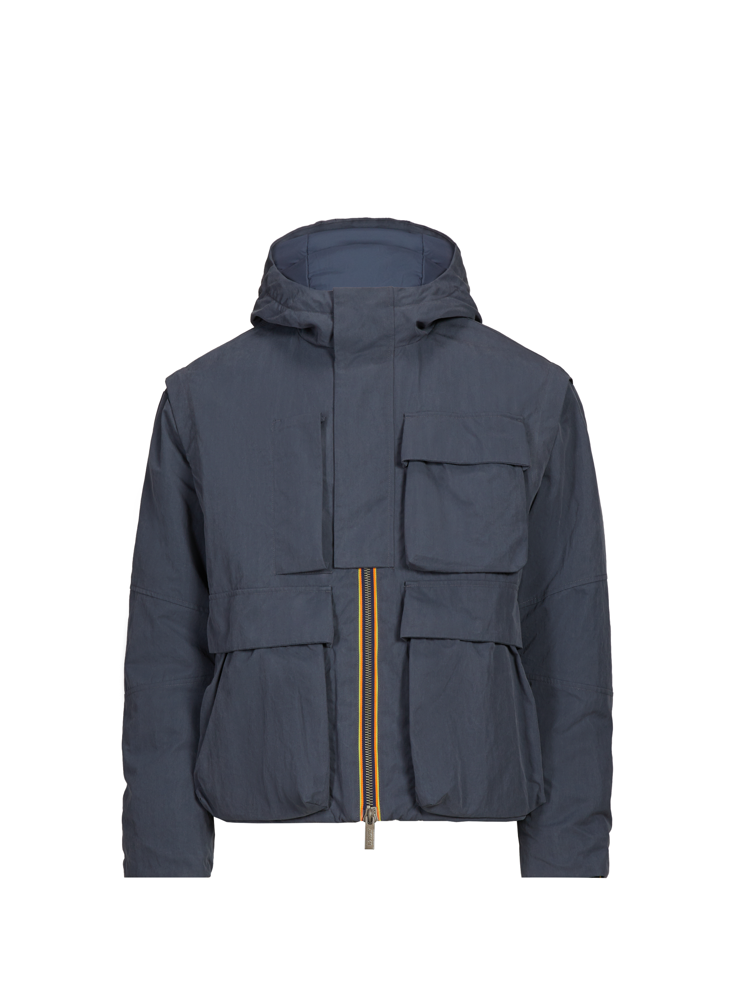 K-WAY Short parka Guillermo Blue