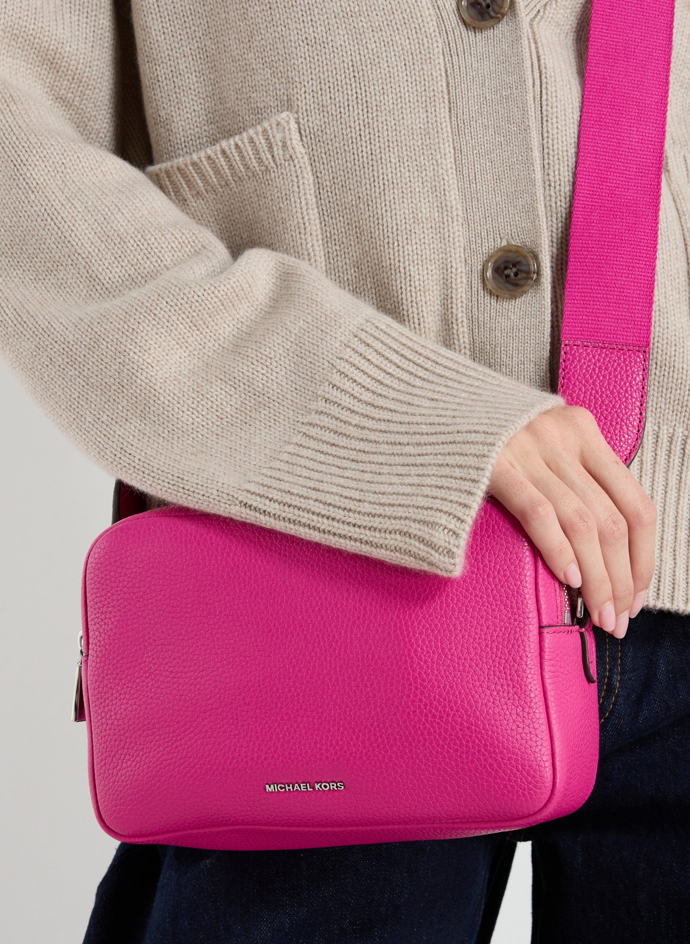 Bryant leather handbag MICHAEL KORS Red