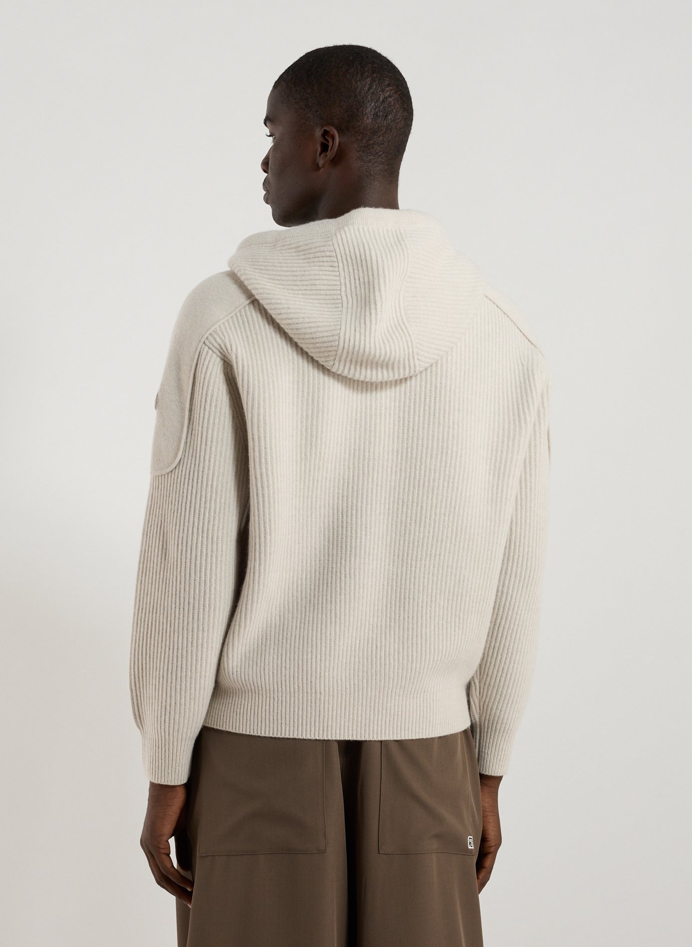 Wool hoodie MOOSE KNUCKLES Beige