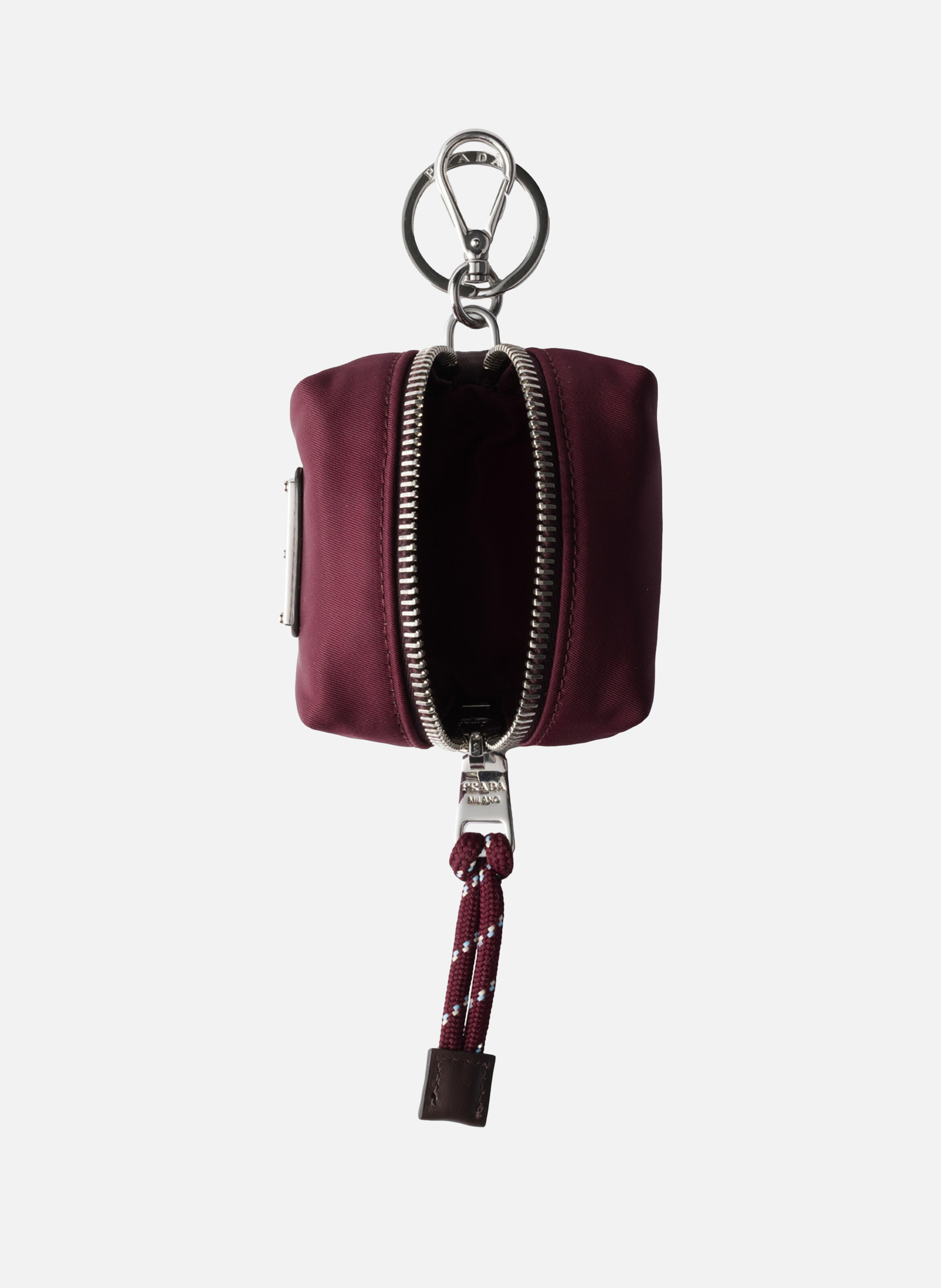 Charm porte-clés prada speedrock en re-nylon PRADA Rouge