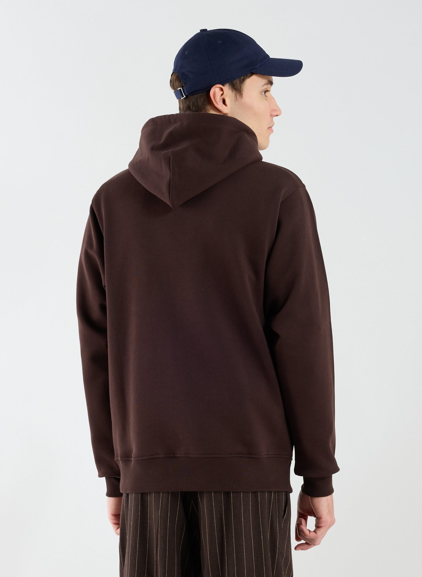 Hoodie à capuche en coton DROLE DE MONSIEUR Marron
