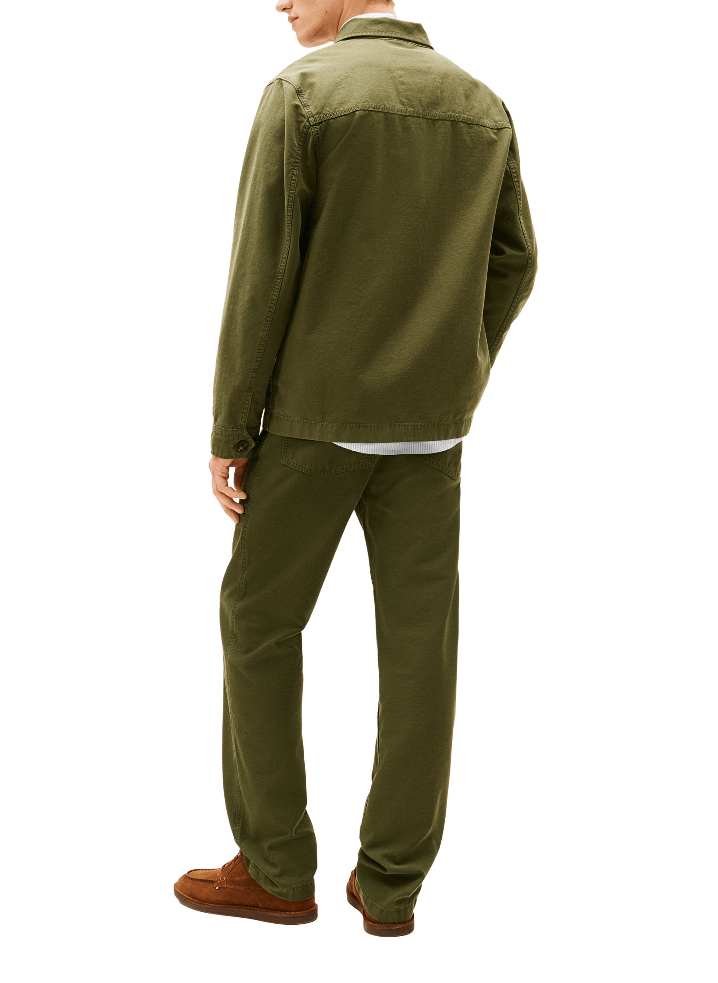 Veste surchemise en coton TOMMY HILFIGER Kaki