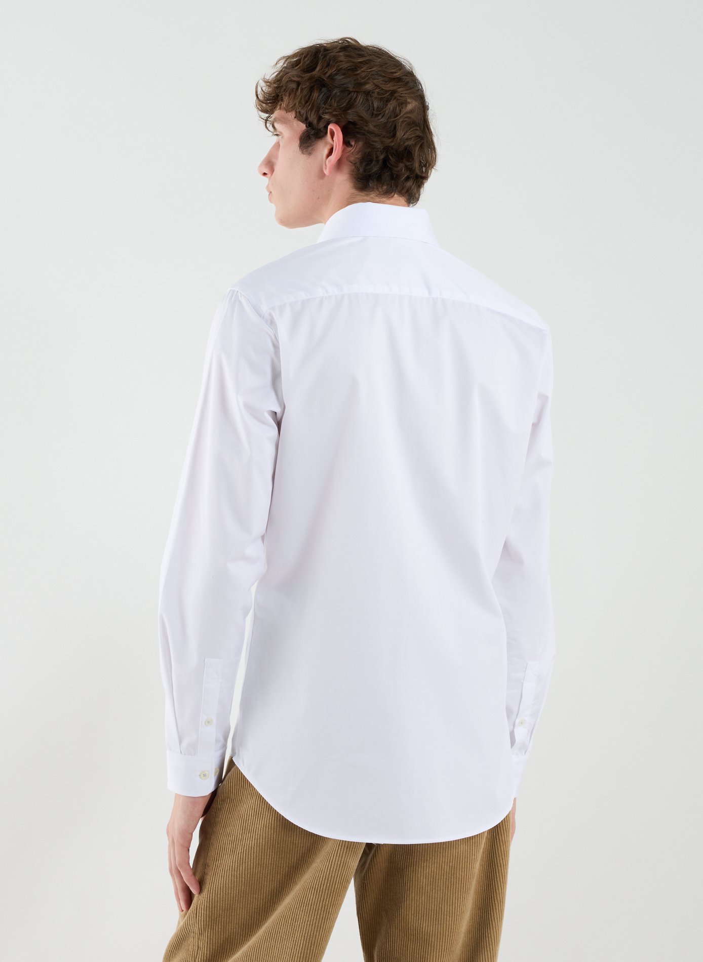 Cotton poplin shirt AU PRINTEMPS PARIS White