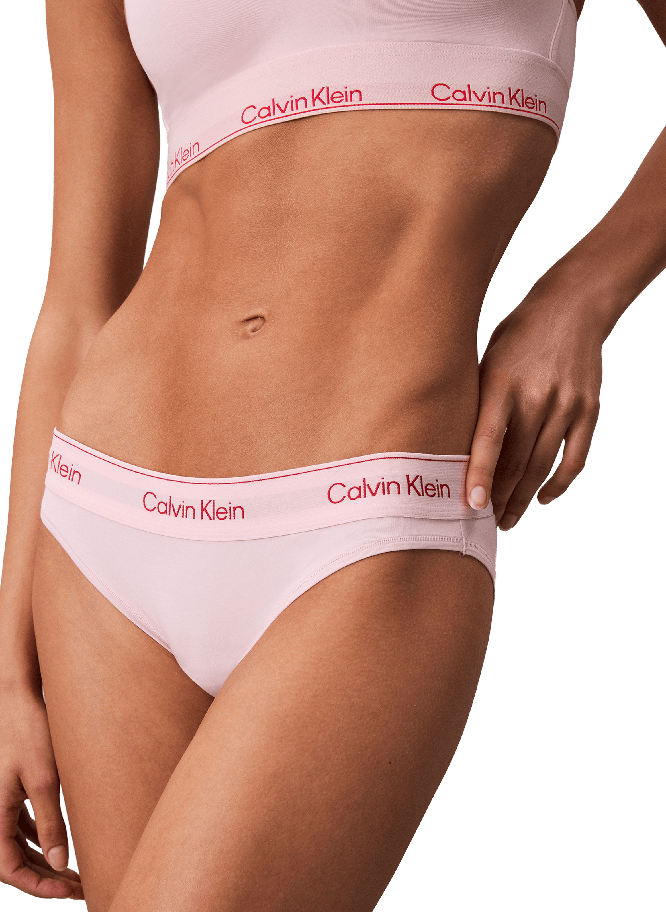 Culottes imprimées en coton mélangé CALVIN KLEIN Rose