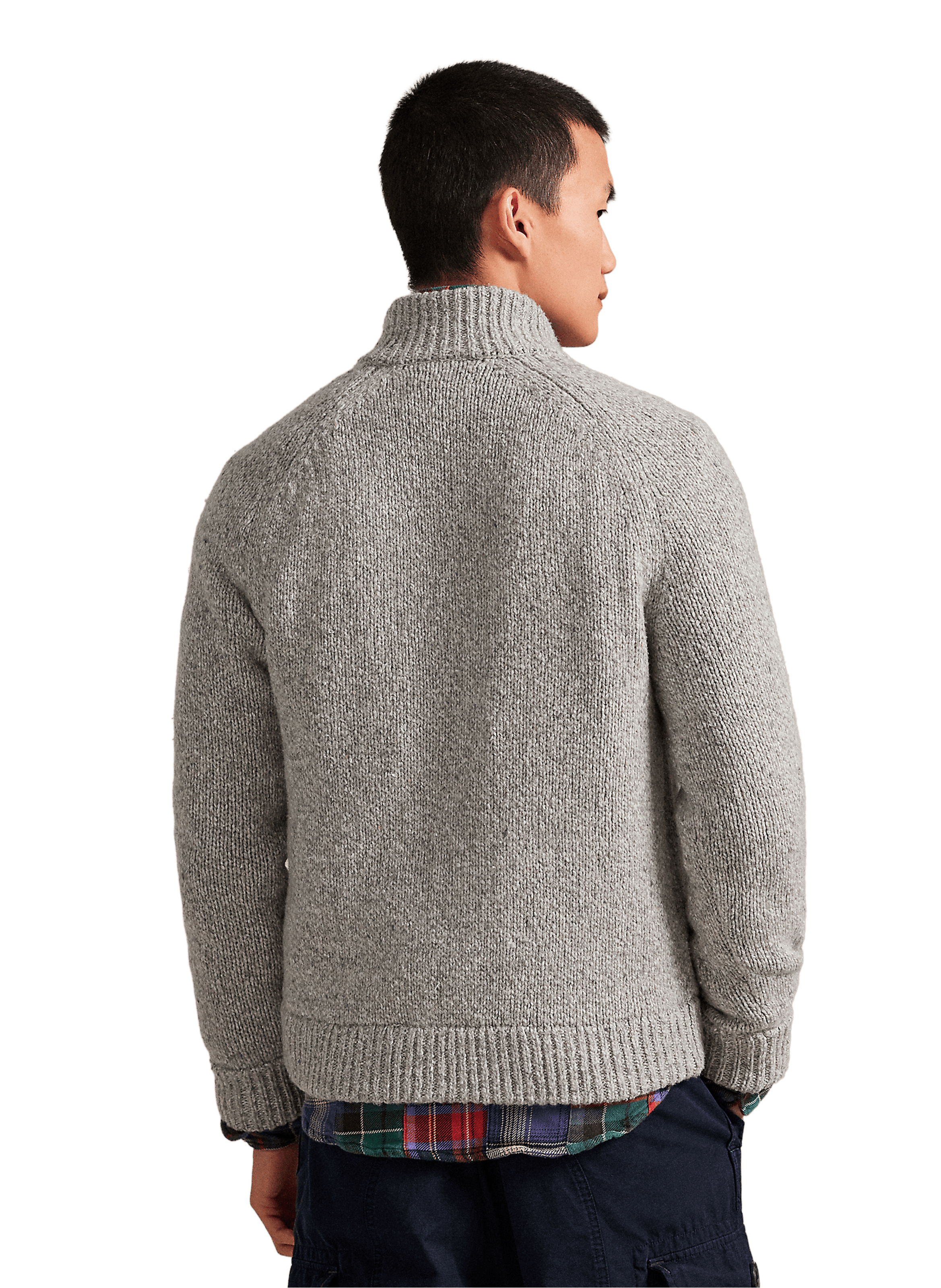 Gilet en laine mélangée POLO RALPH LAUREN Gris