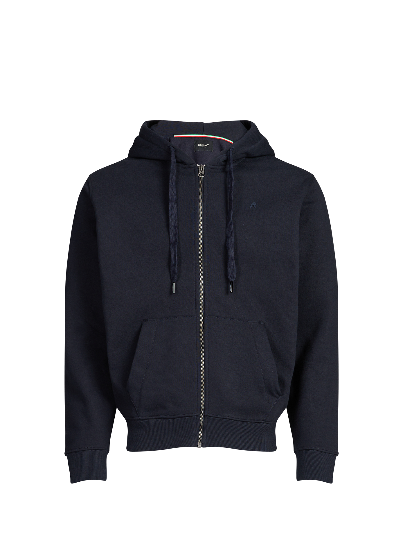 Hoodie en coton mélangé REPLAY Bleu