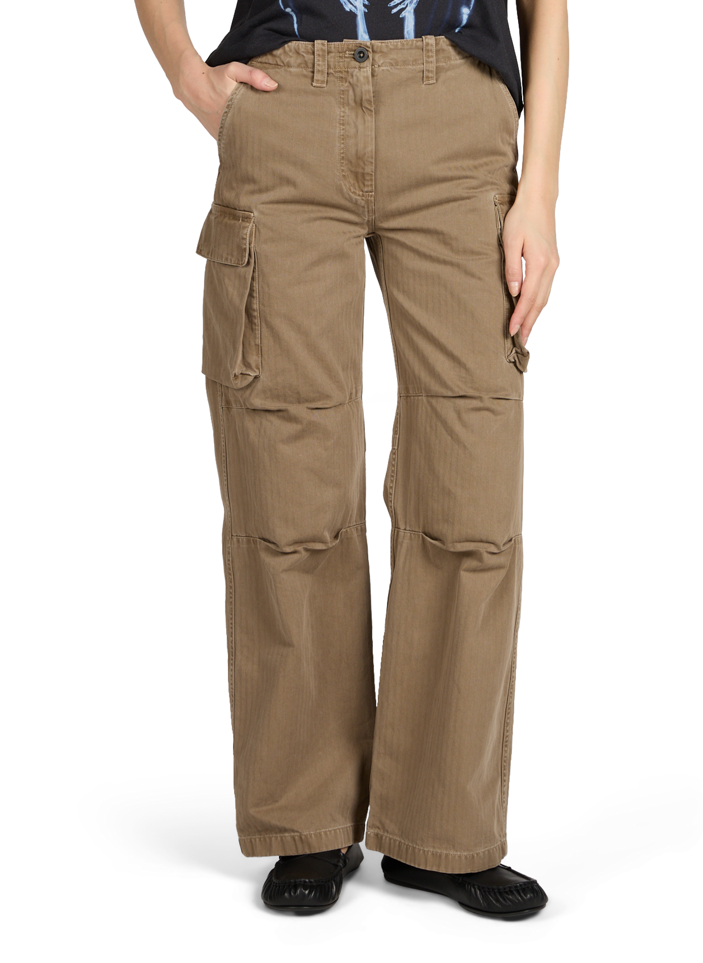 Cotton Cargo Pants OUR LEGACY Khaki