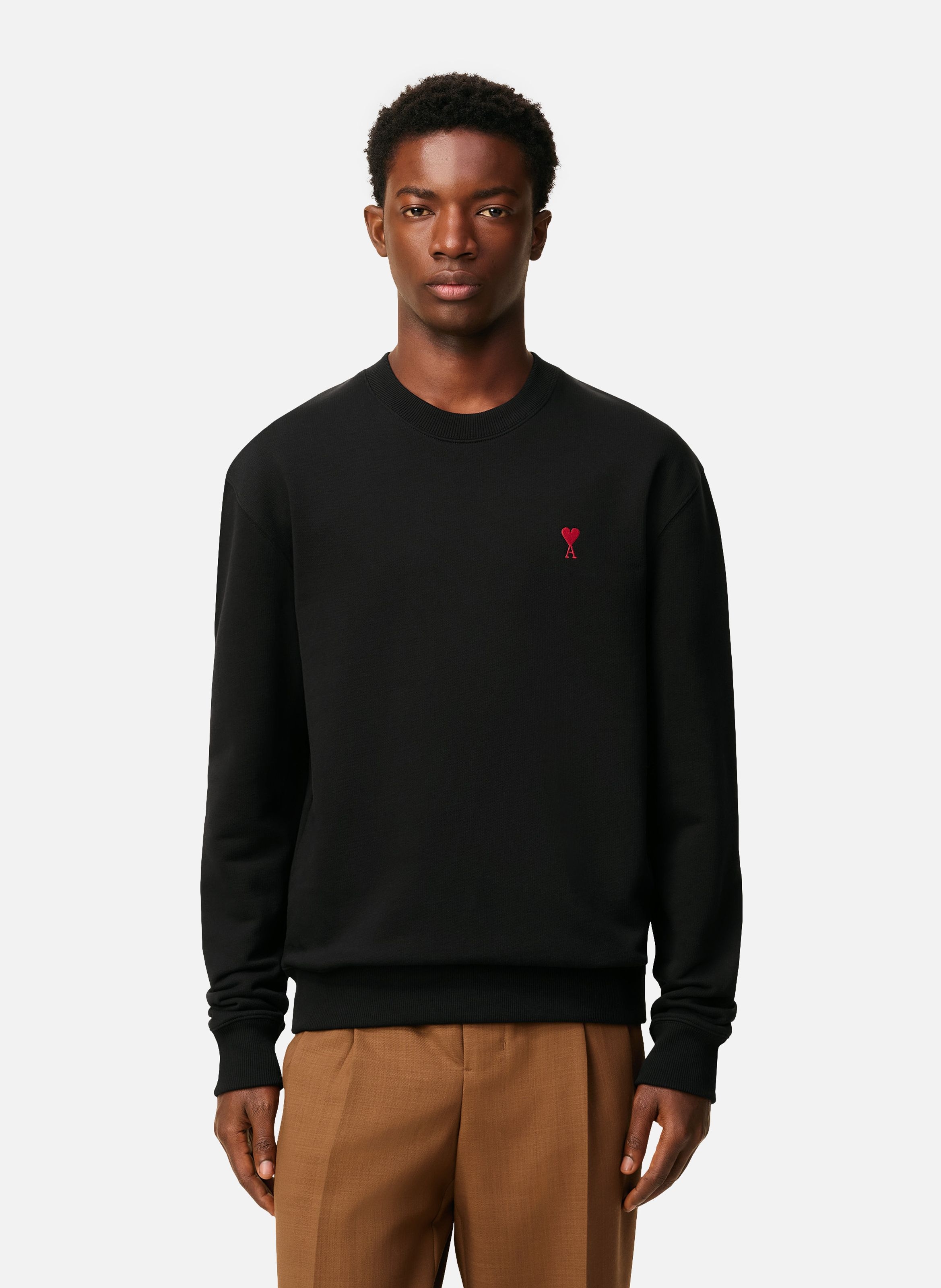 Sweatshirt Ami de Coeur Rouge unisexe AMI PARIS Noir