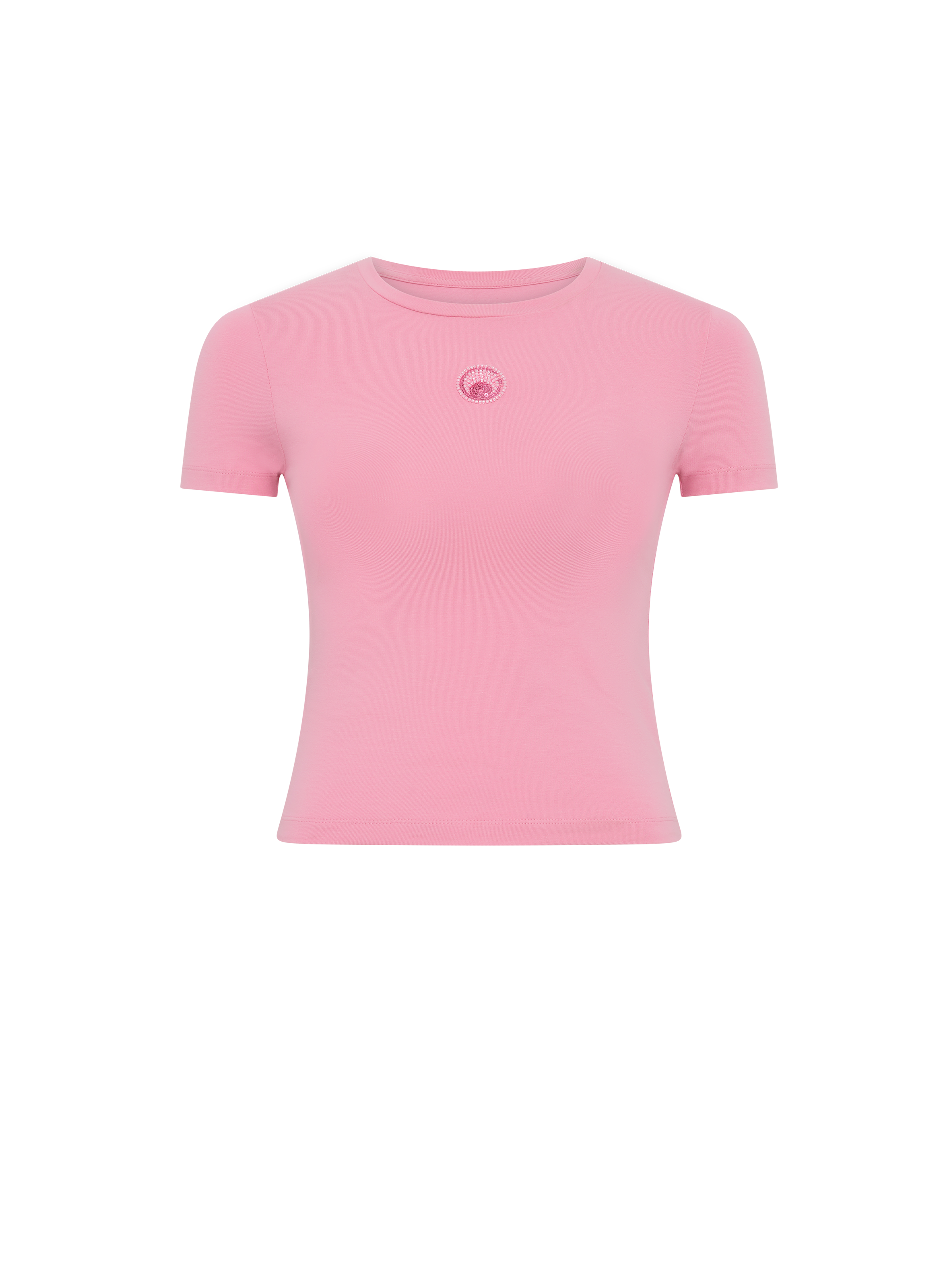 Pearl logo baby fit t-shirt MARINE SERRE Pink