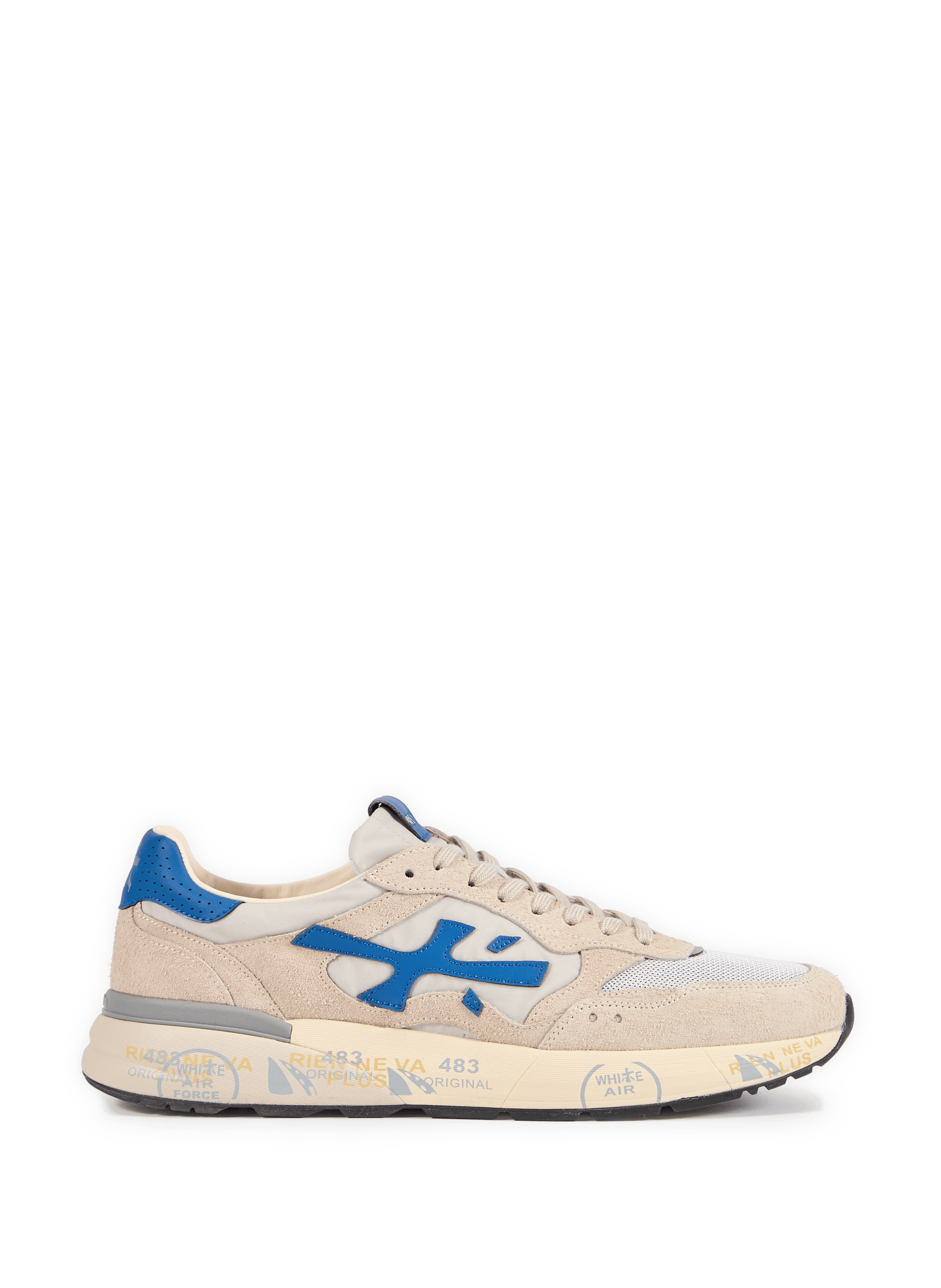 Baskets basses bi-matière Mick PREMIATA Blanc