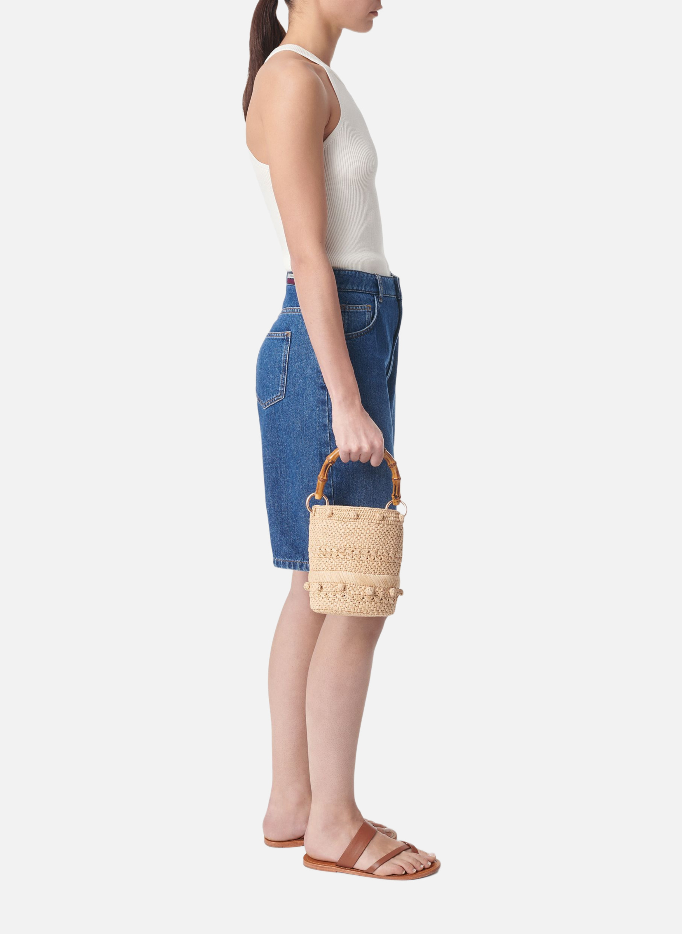 Petit sac seau VANESSA BRUNO Beige