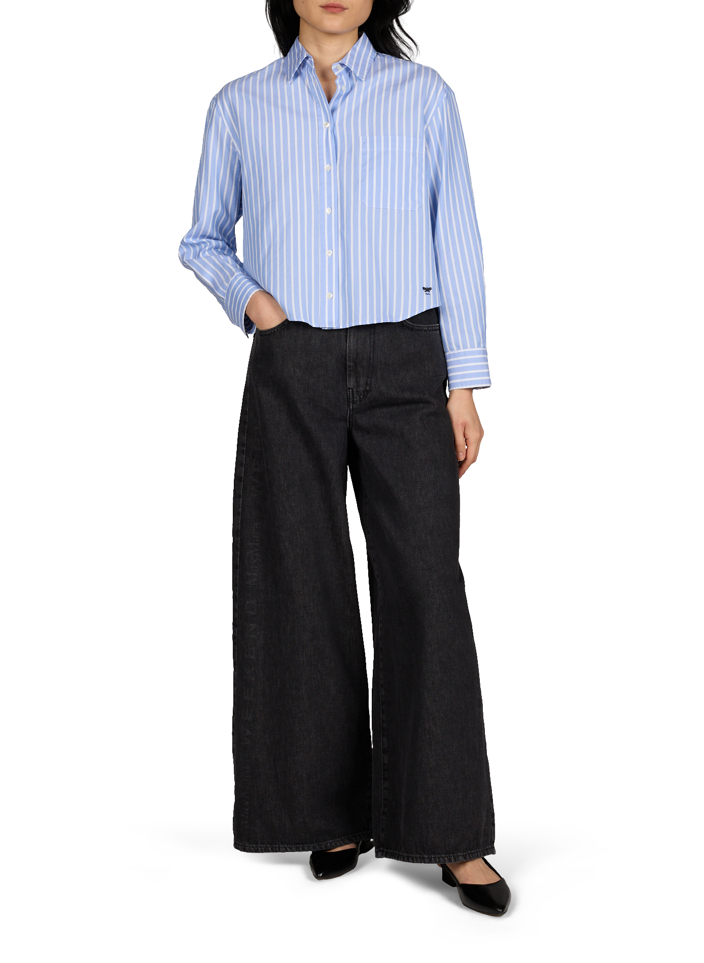 Linen shirt MAX MARA WEEK END Blue