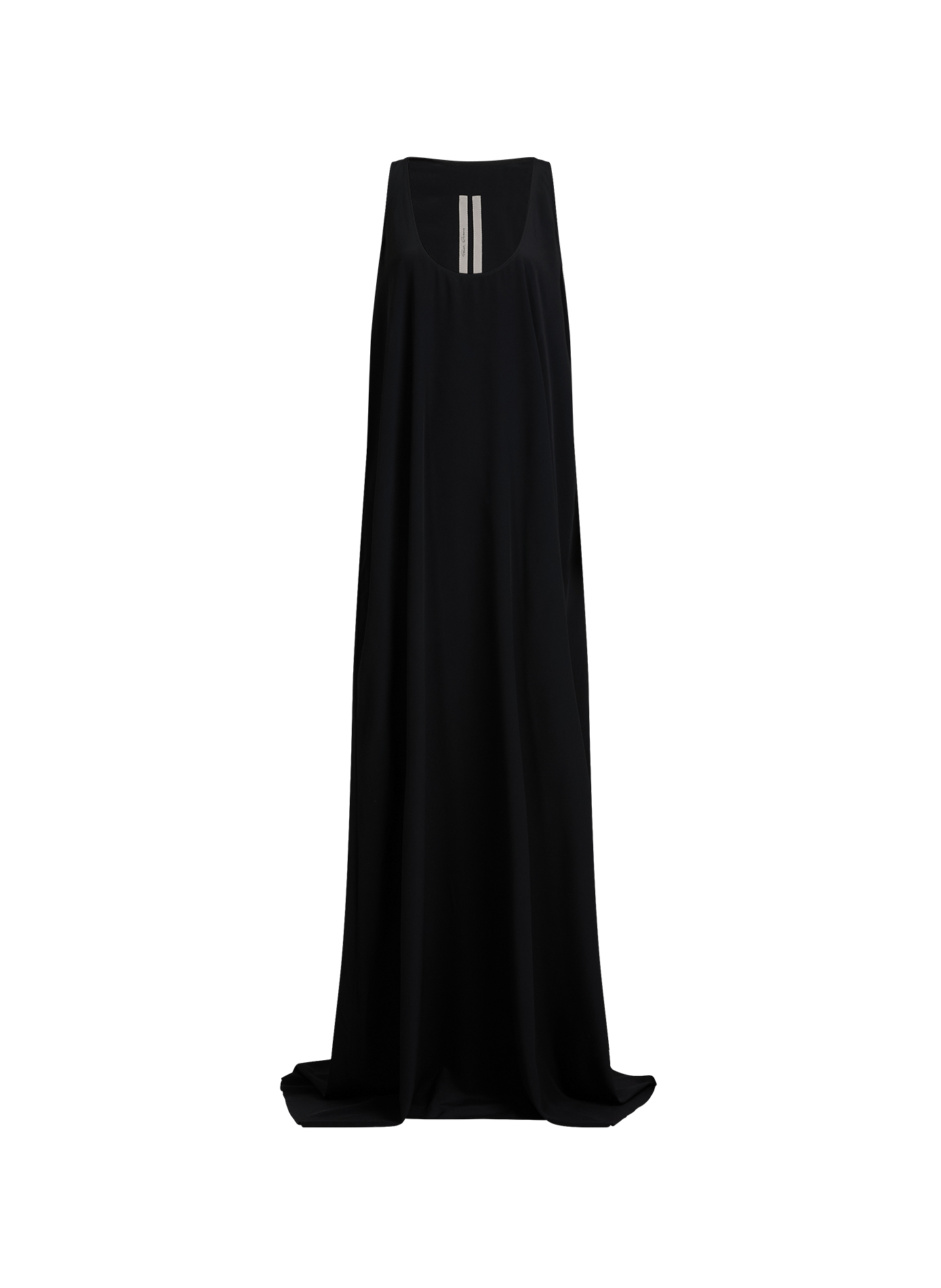 Robe longue décolleté rond profond RICK OWENS Noir