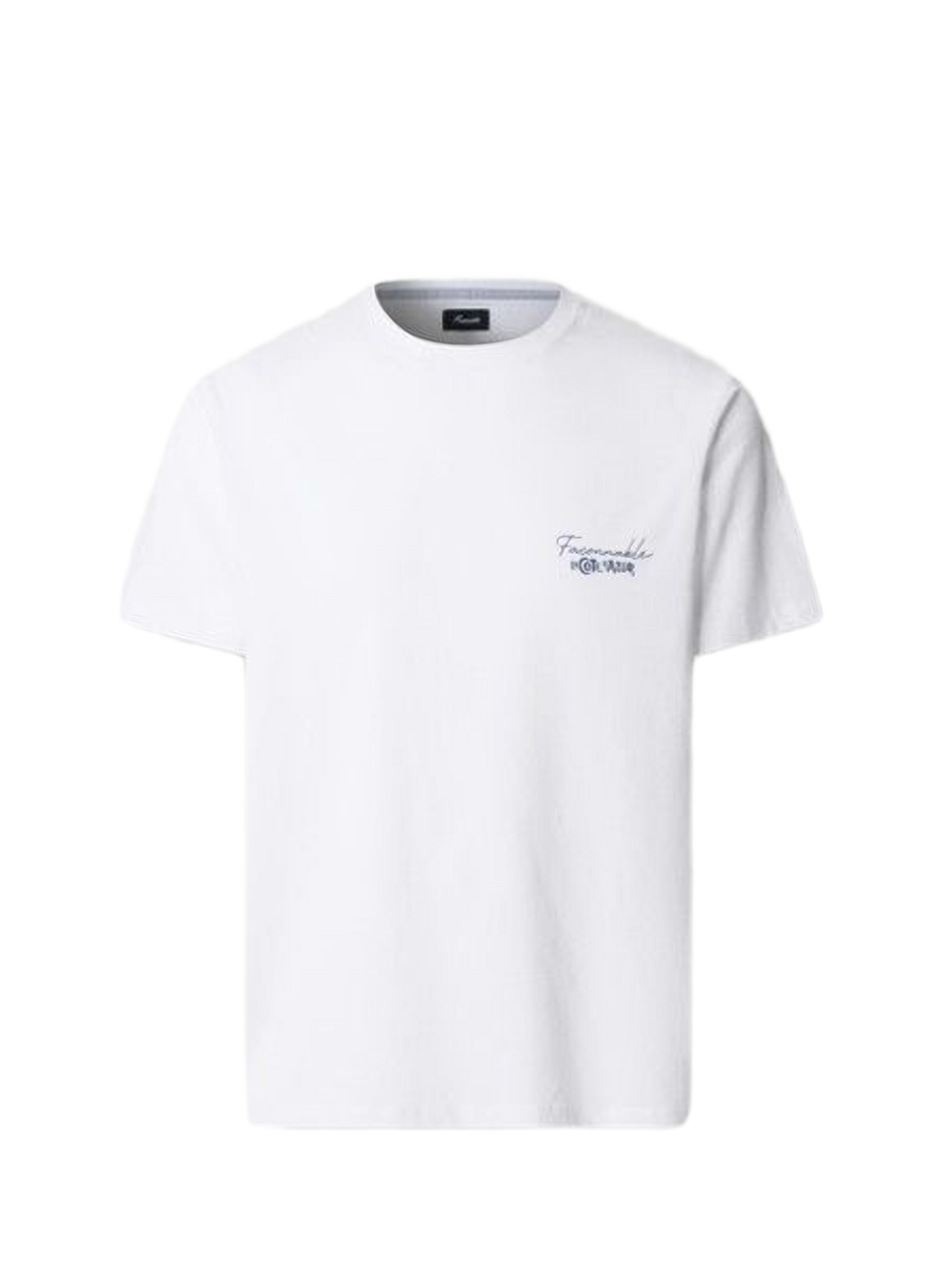 Short-sleeve printed cotton T-shirt  FACONNABLE White