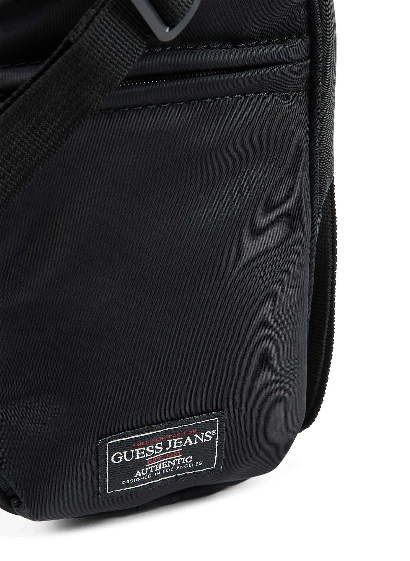 Shoulder bag with zipper GUESS Black