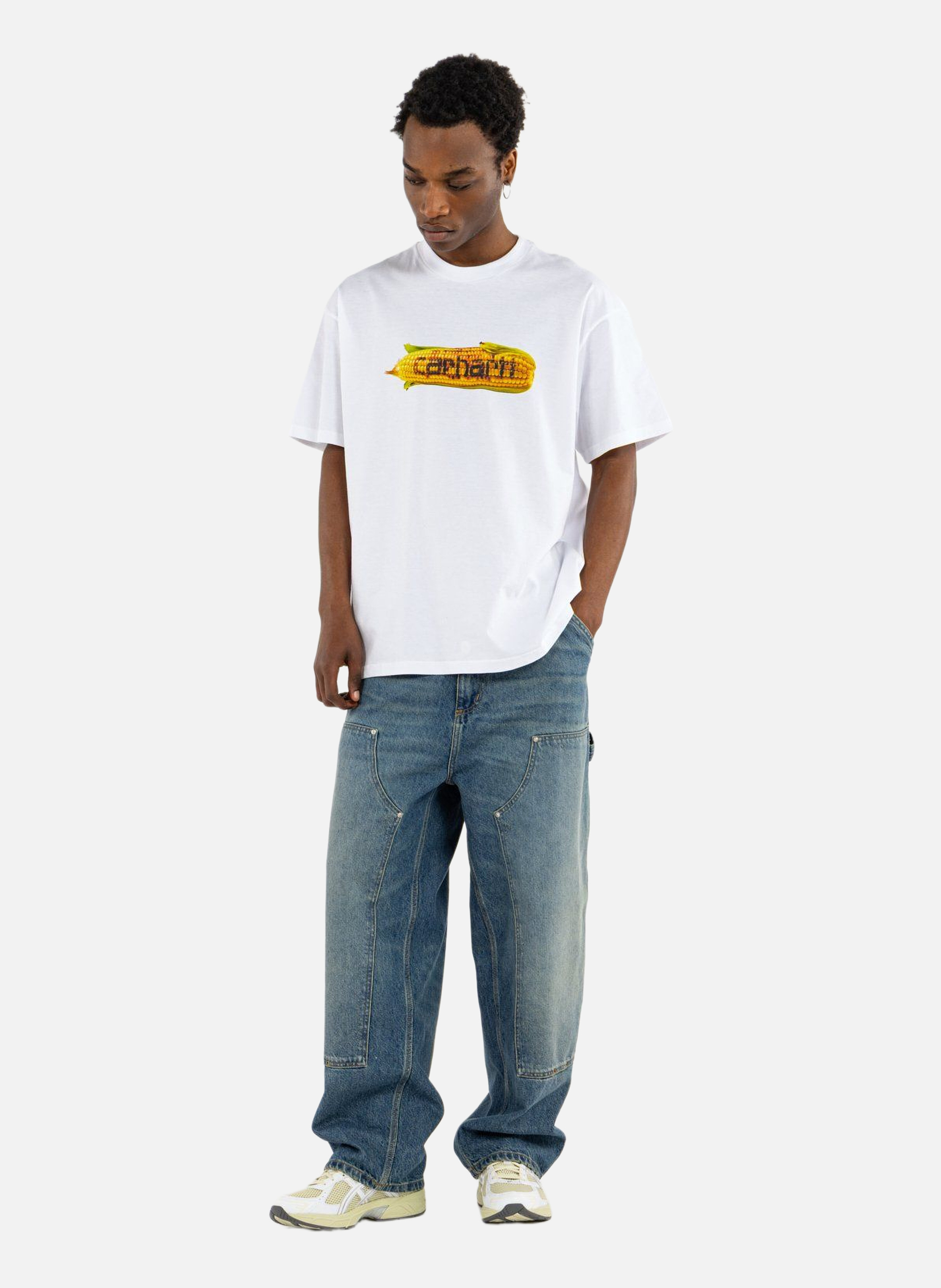 Pantalon og double knee pant CARHARTT WIP Bleu
