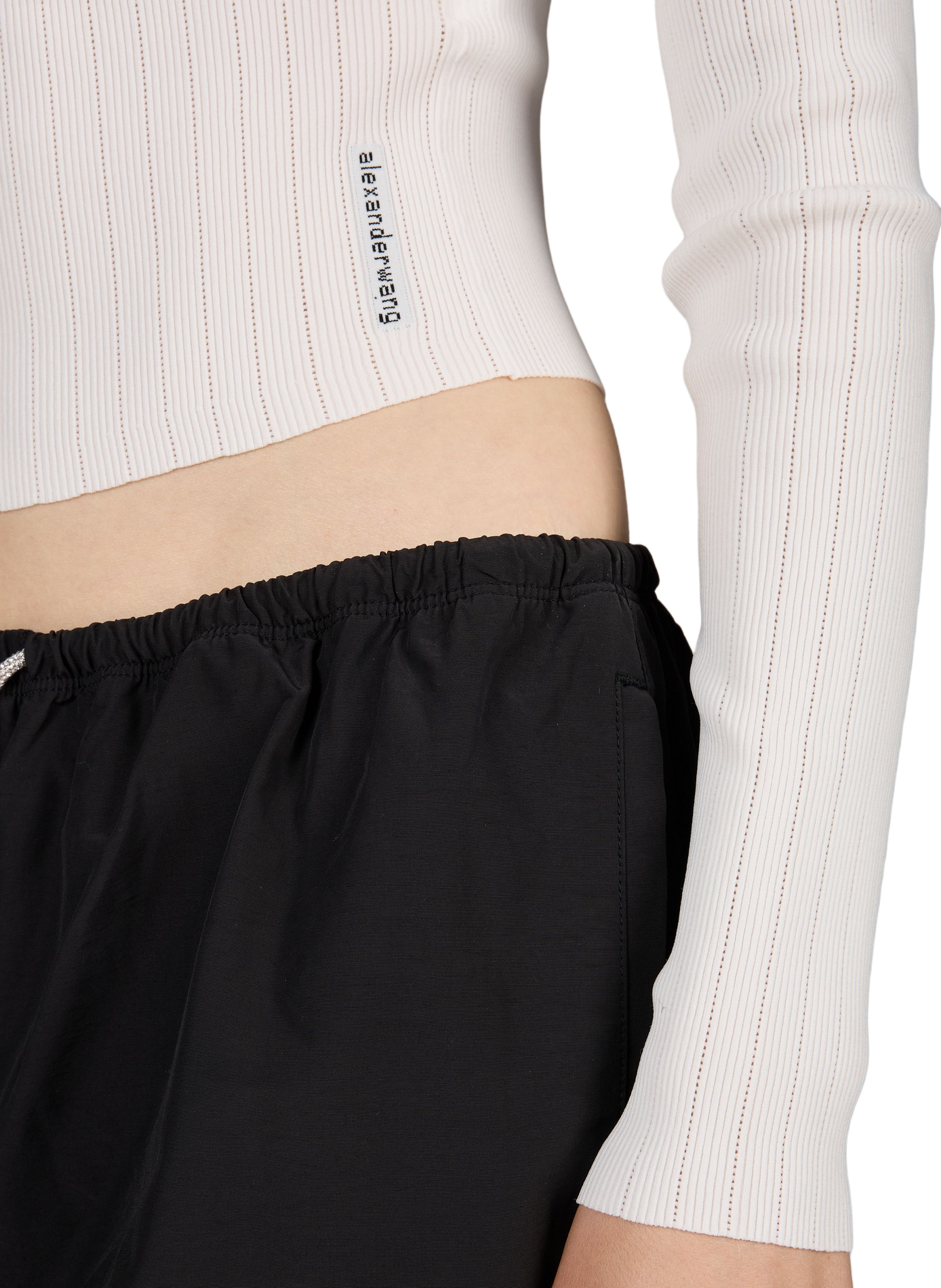 Straight V-neck vest ALEXANDER WANG White