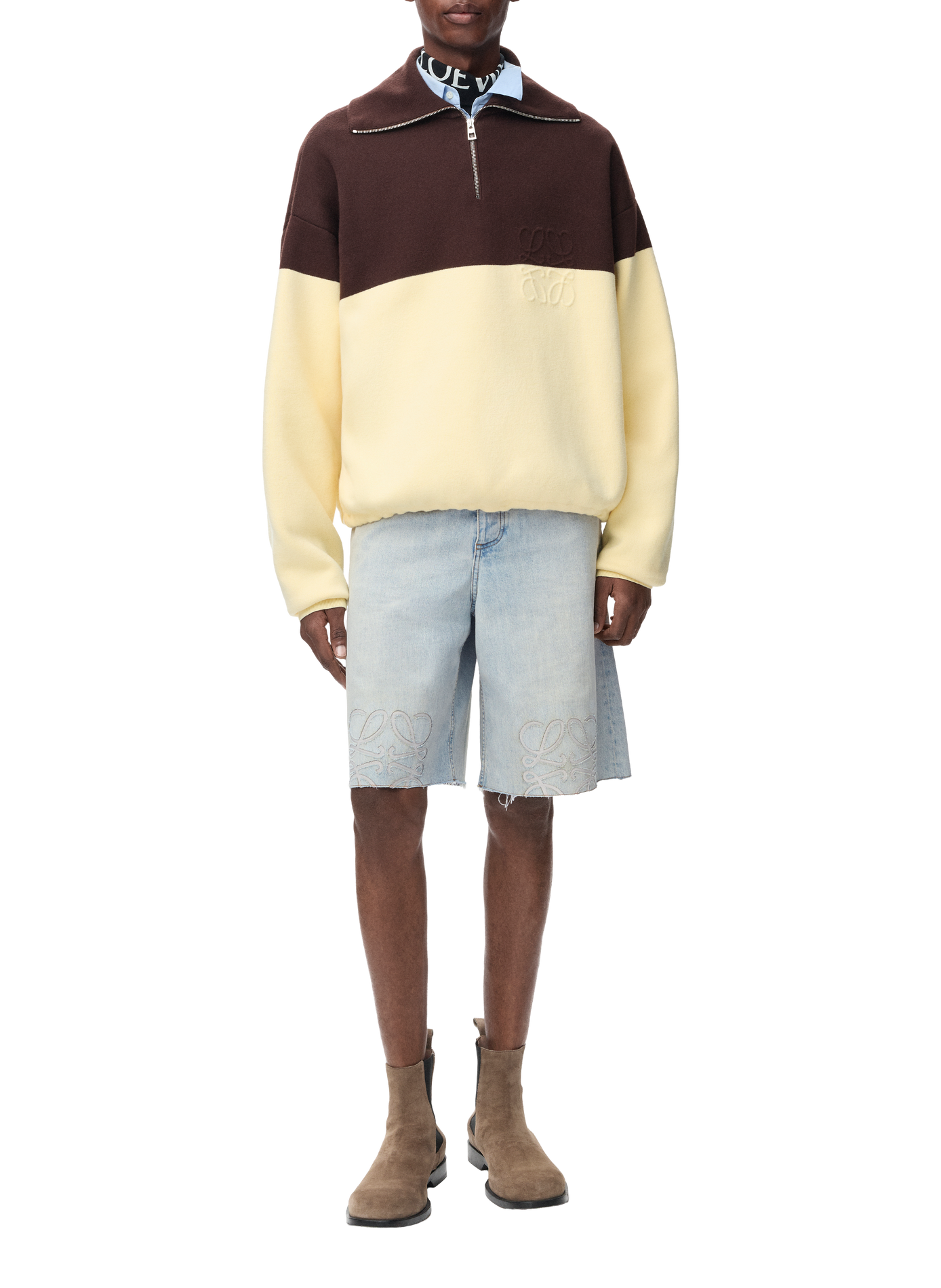 Korte Denim Anagram LOEWE Blauw