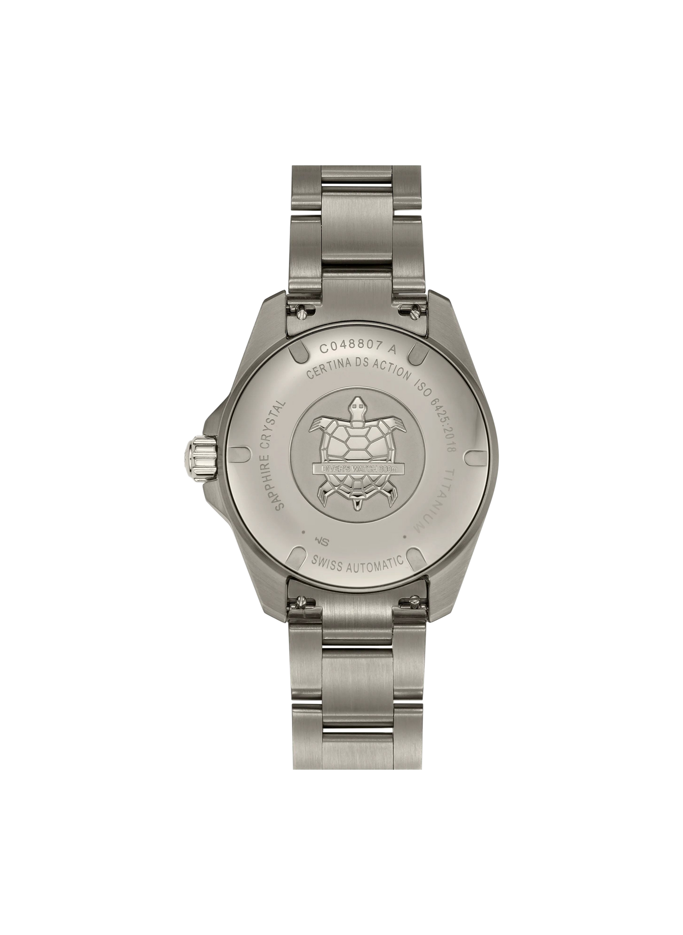 Montre automatique DS ACTION DIVER en titane CERTINA Noir