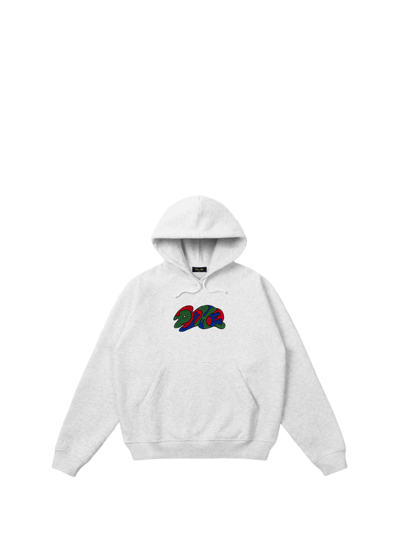 Oversized cotton logo sweatshirt DIME Grey