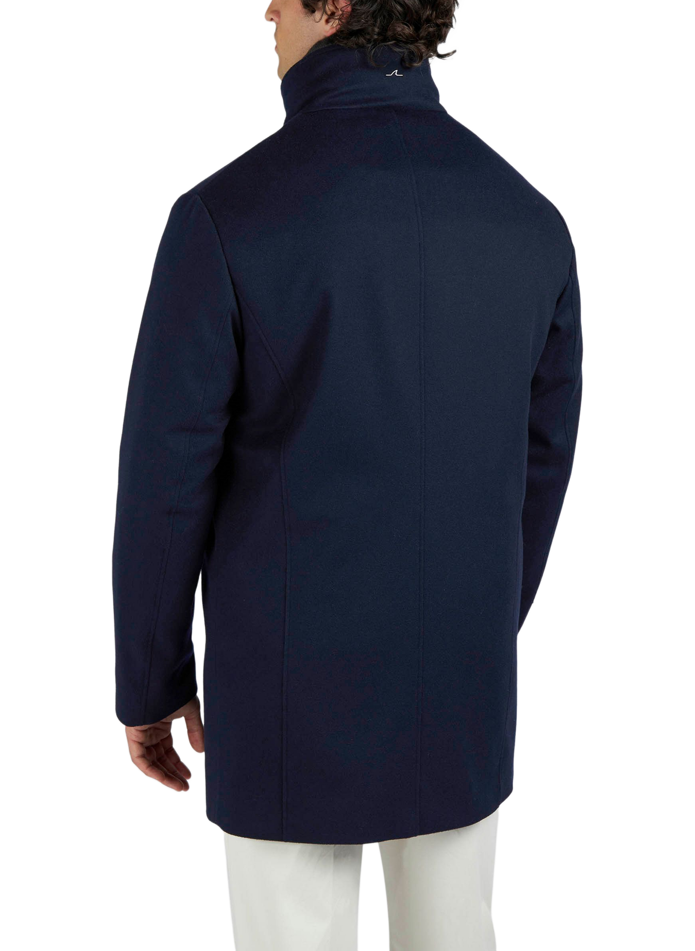 Mid-length cashmere parka PAUL & SHARK Blue