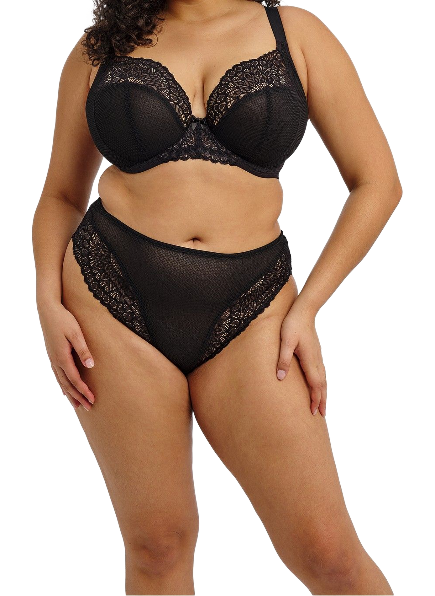 Slip en dentelle FREYA Noir