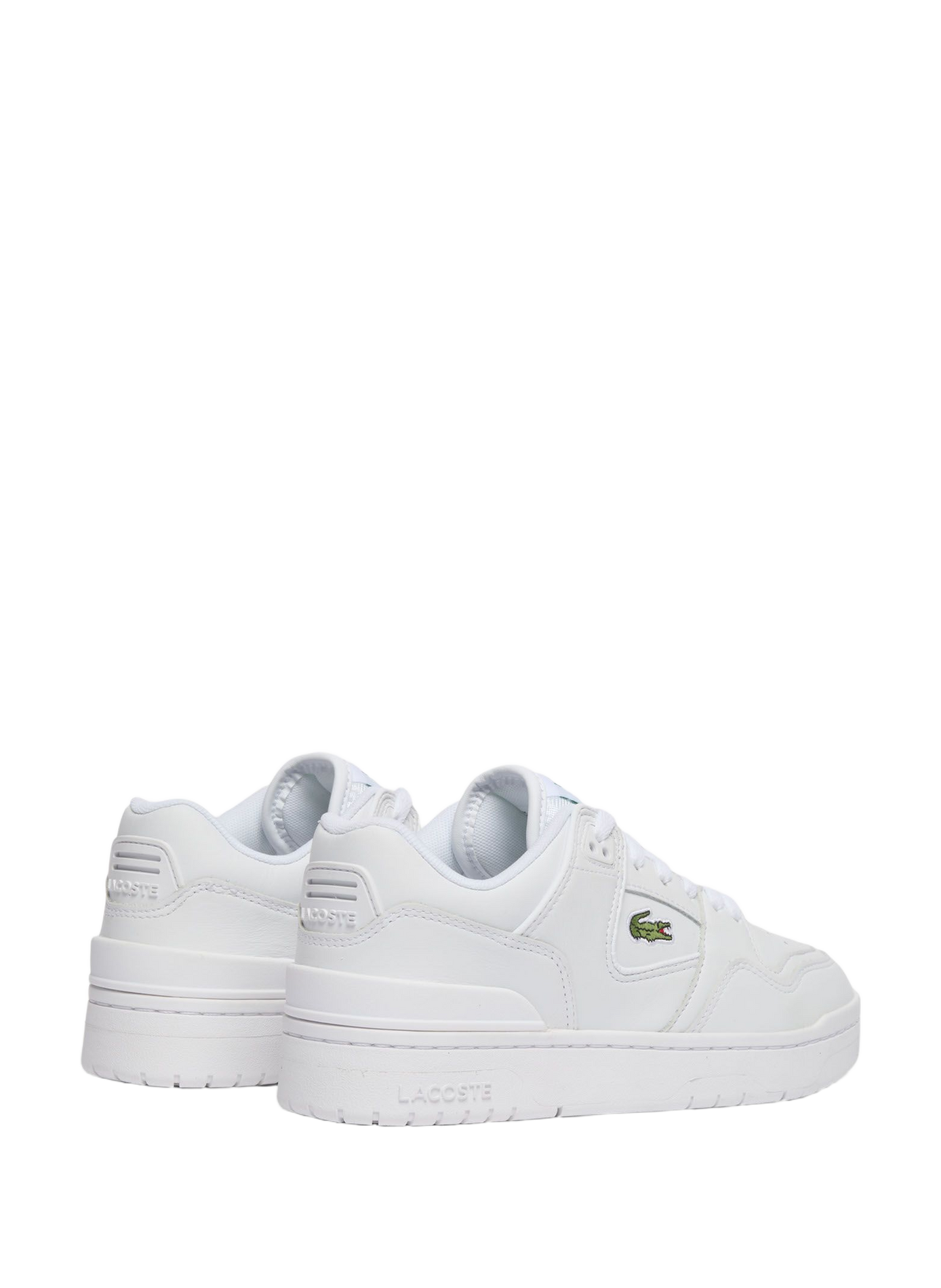 Low-top sneakers COURT CAGE SET 126 5 SFA in mixed leather LACOSTE White