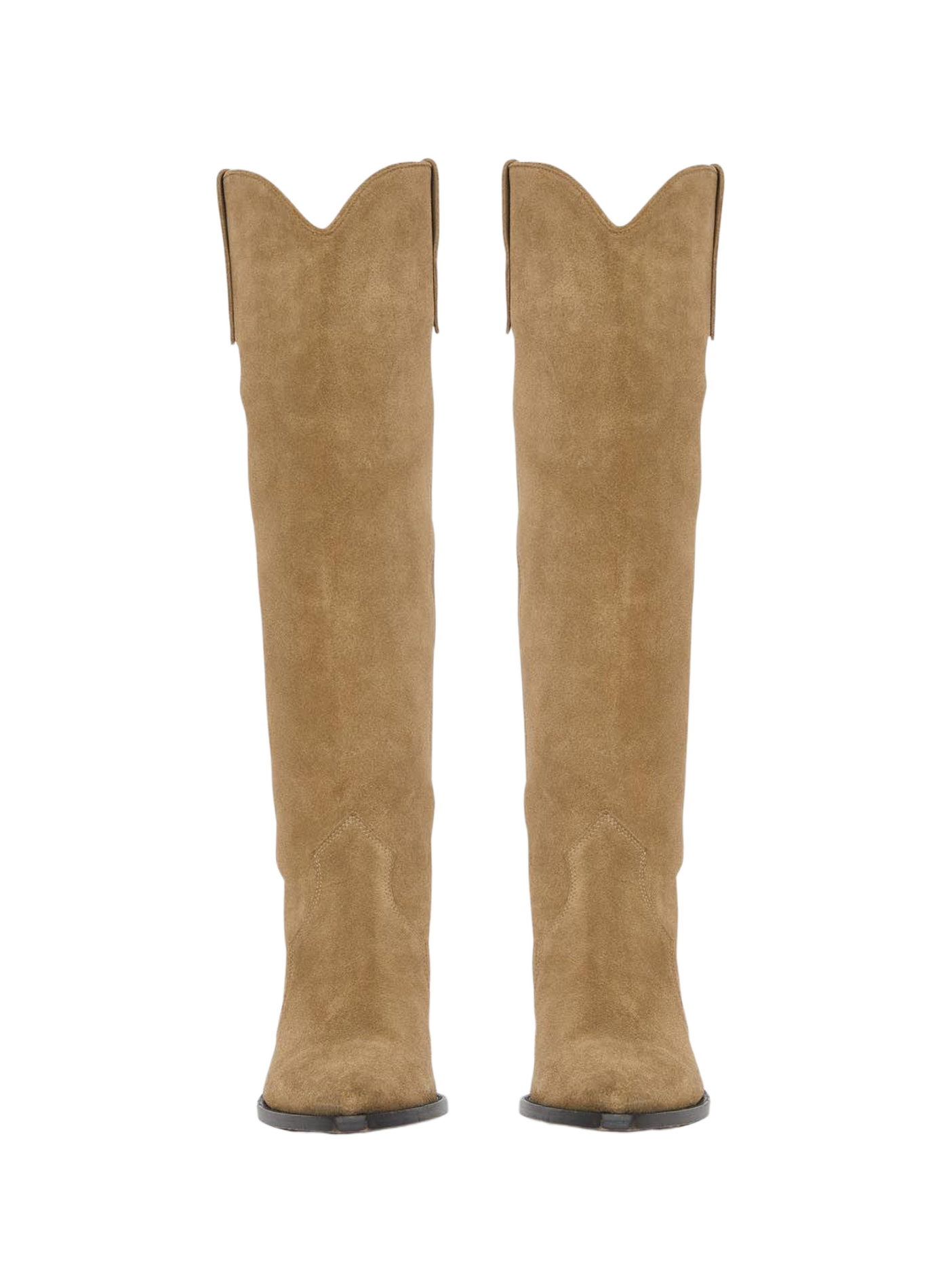 Cowboy laarzen Denvee van suède leer ISABEL MARANT Bruin