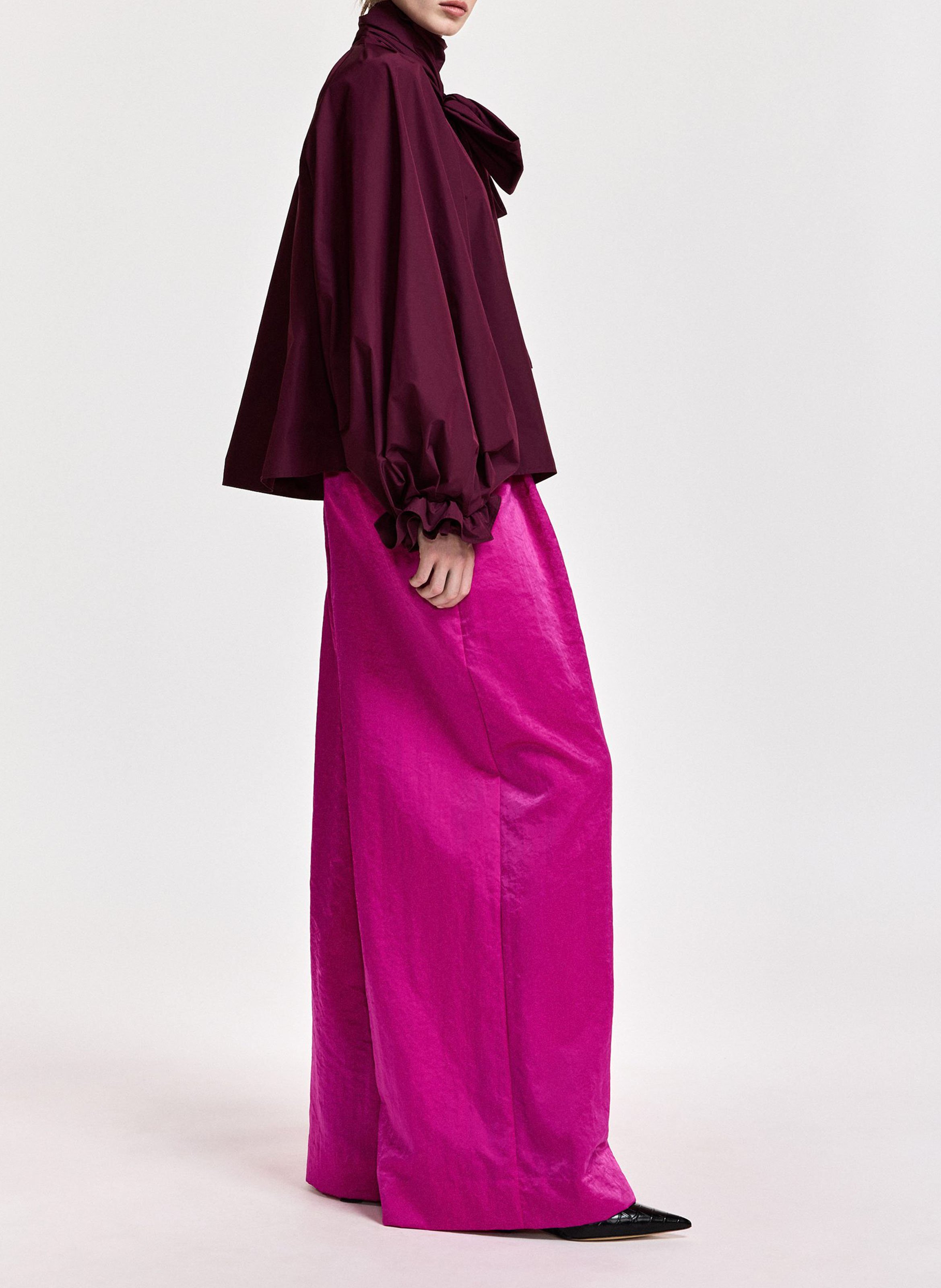 Blouse ample col lavallière keily ESSENTIEL ANTWERP Rouge