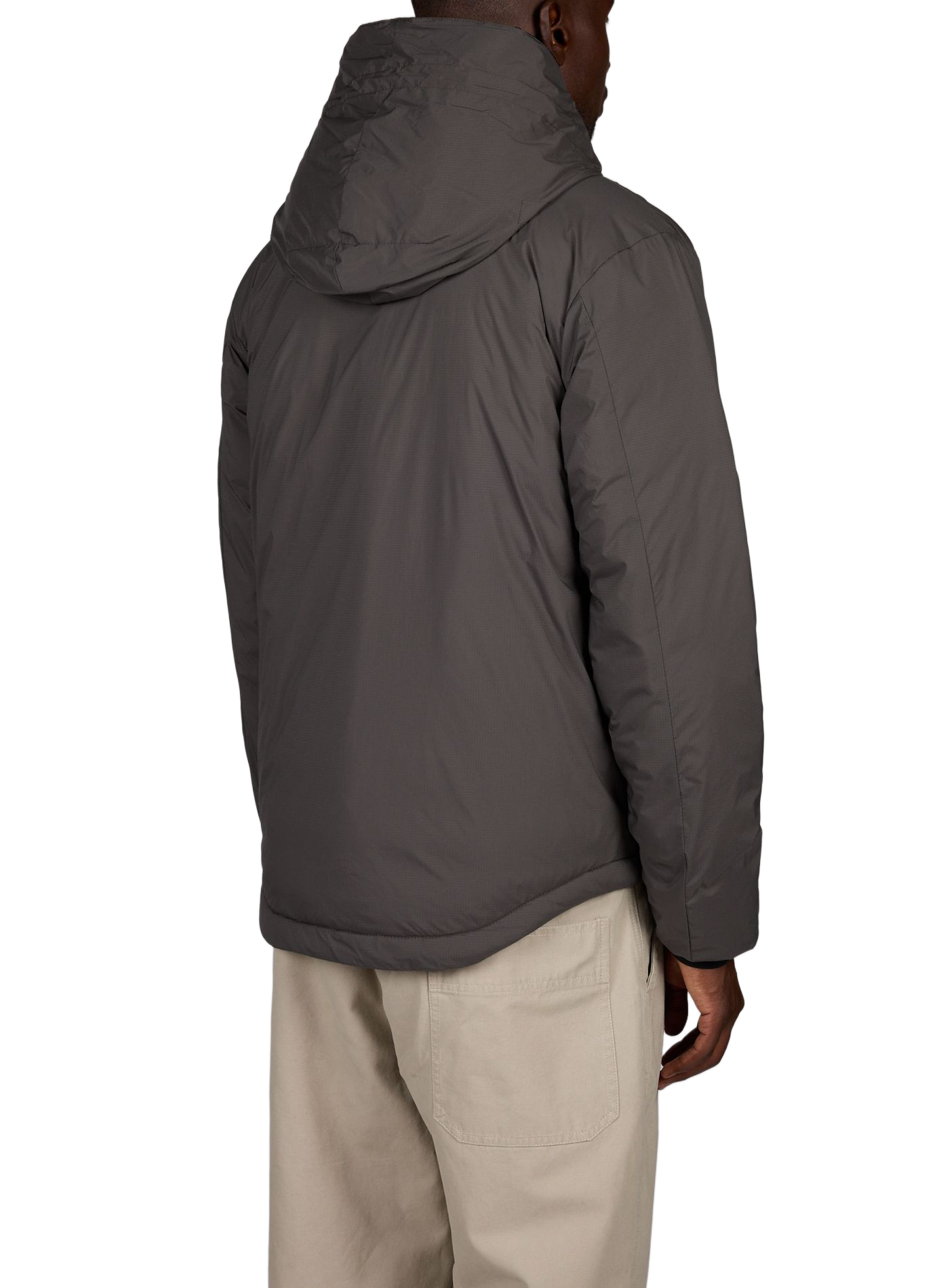 Recht gewatteerd jack met capuchon CANADA GOOSE Kaki