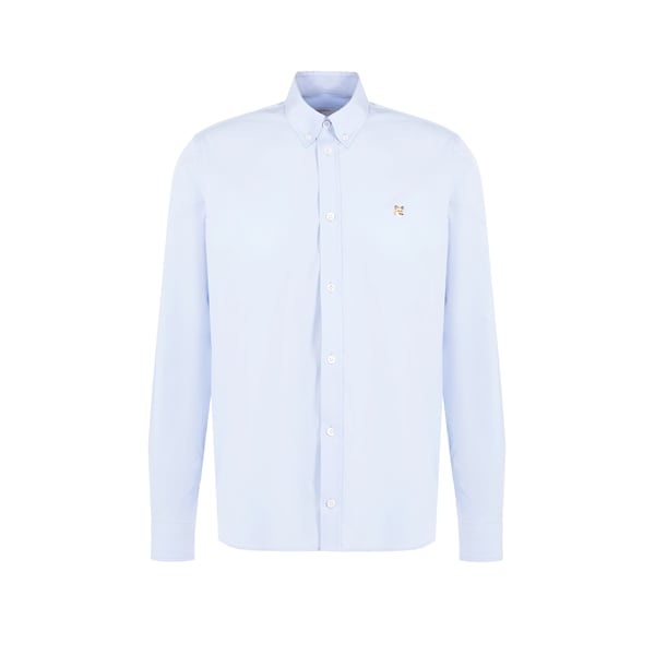 Chemise classique en popeline de coton