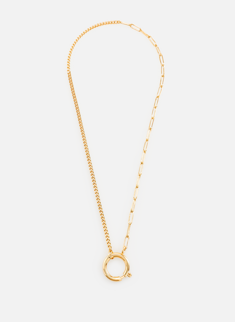 Two gold chain necklace AU PRINTEMPS PARIS 